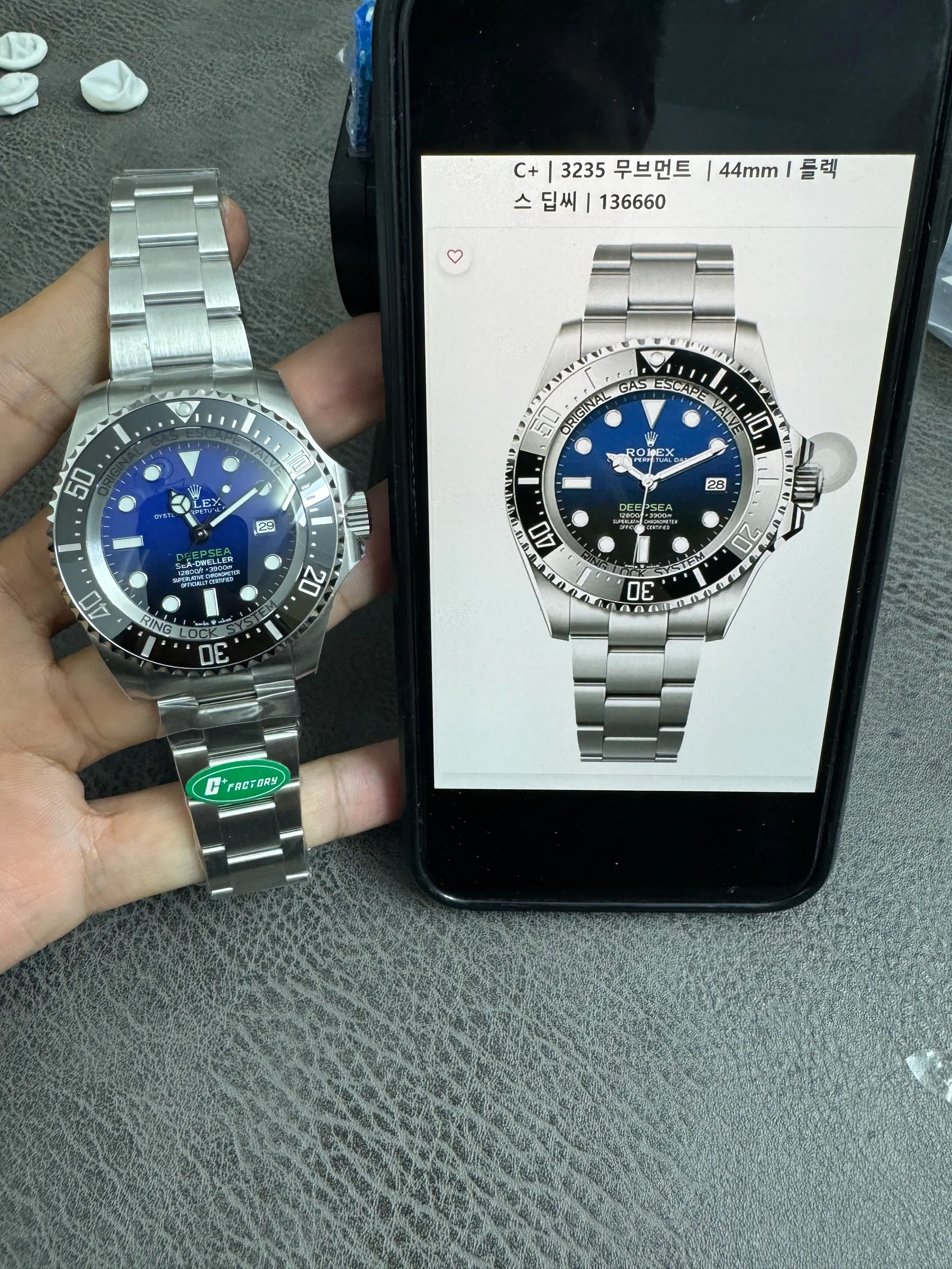 C+｜3235 机芯｜44mm｜劳力士深海型｜136660