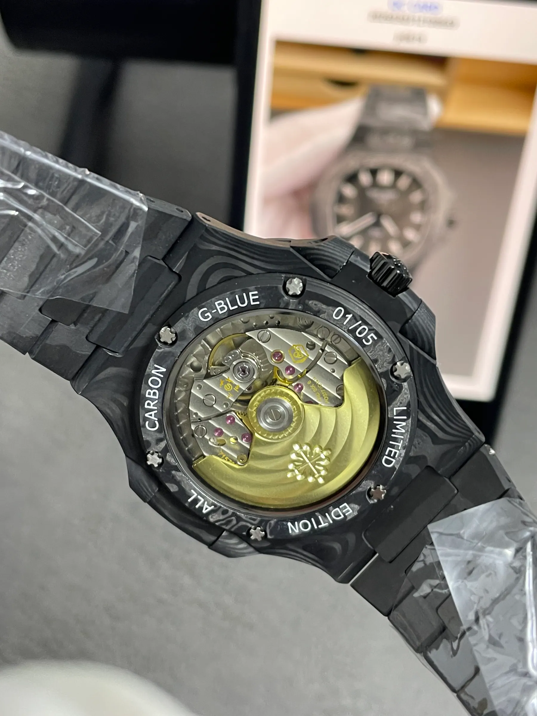 DIW | Cal.324 机芯｜40mm l 百达翡丽 Nautilus 5711 碳纤维