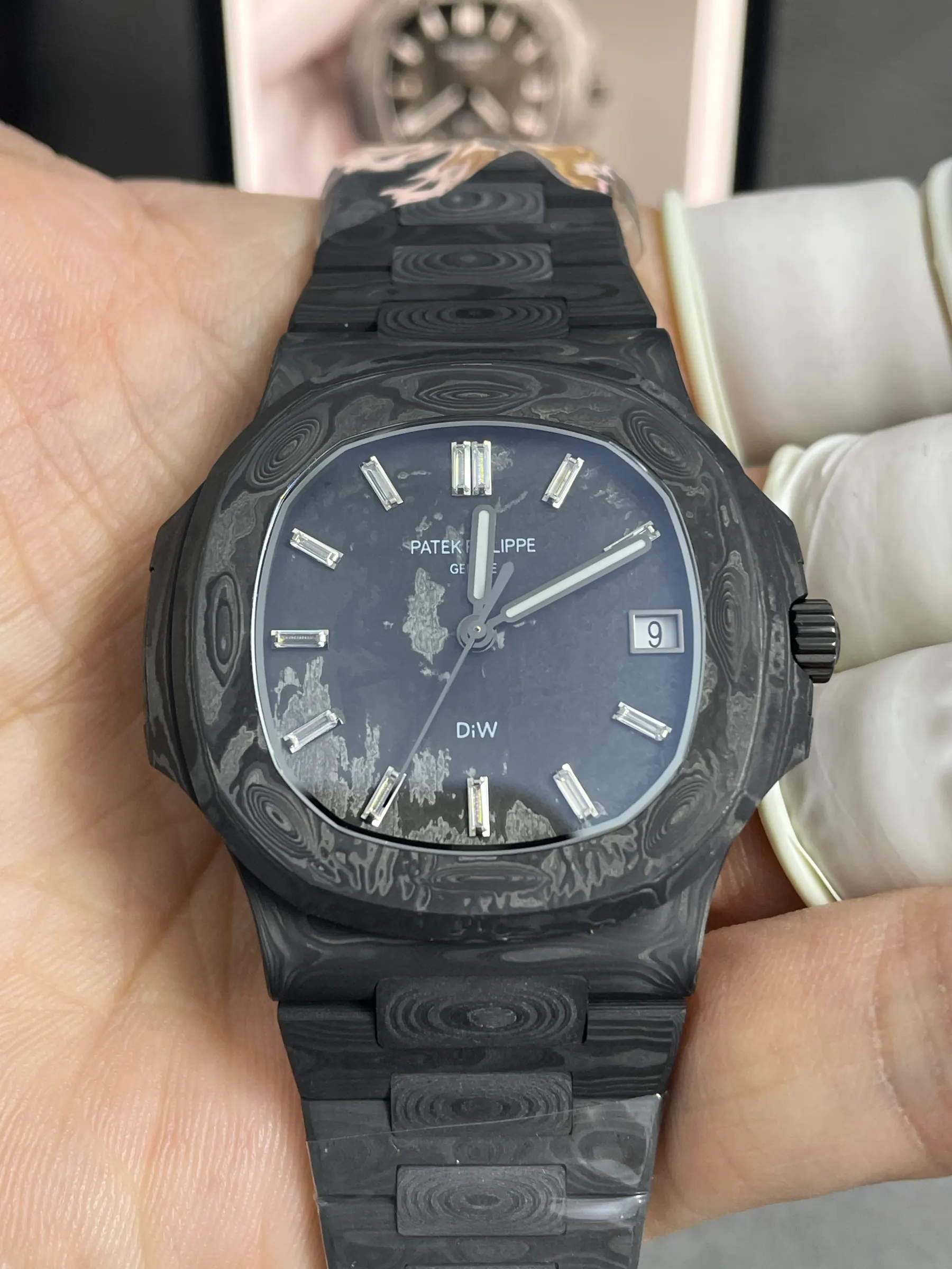 DIW | Cal.324 机芯｜40mm l 百达翡丽 Nautilus 5711 碳纤维