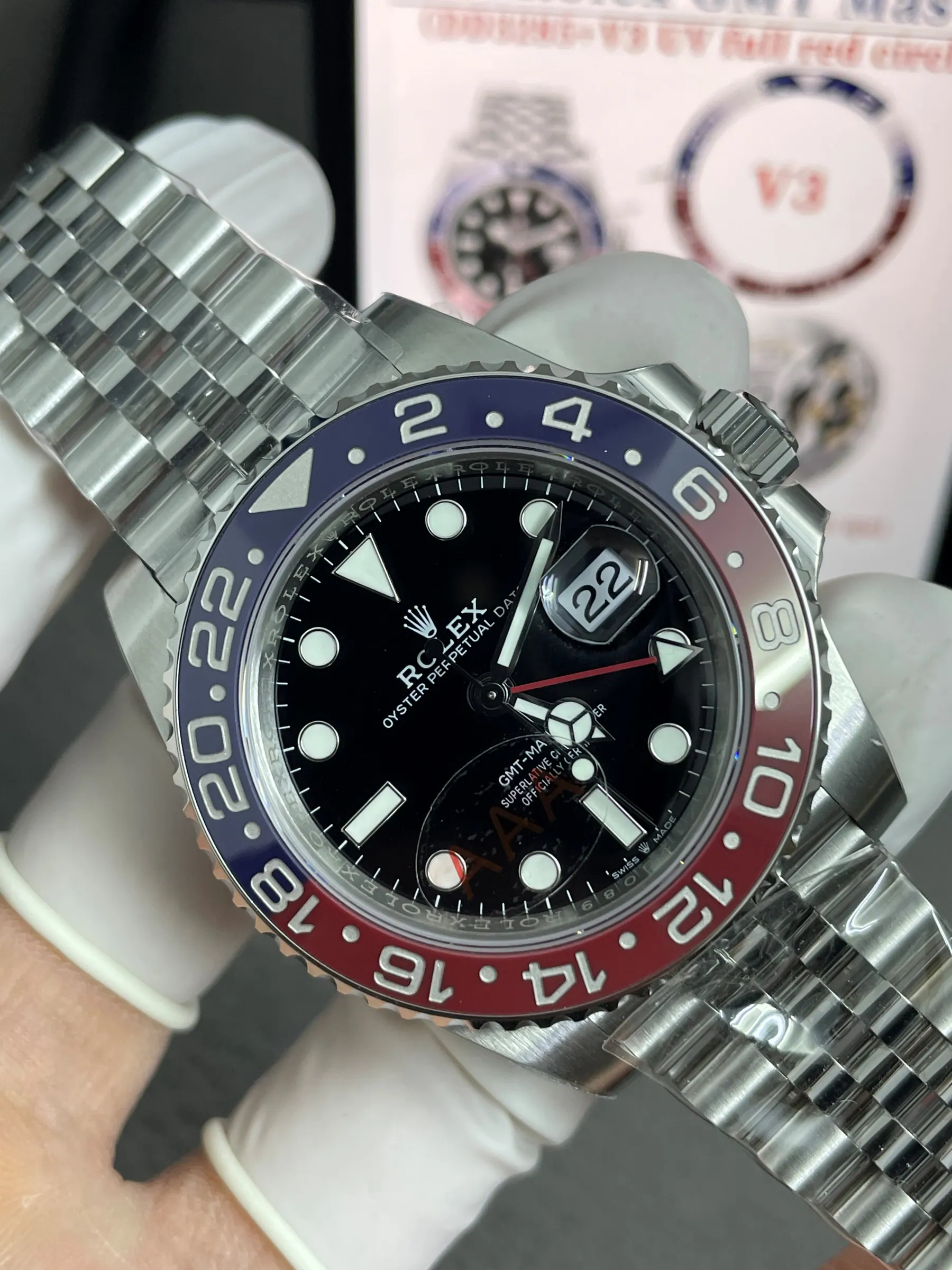 VS | 3285机芯｜劳力士 GMT-Master II V3 126710BLRO