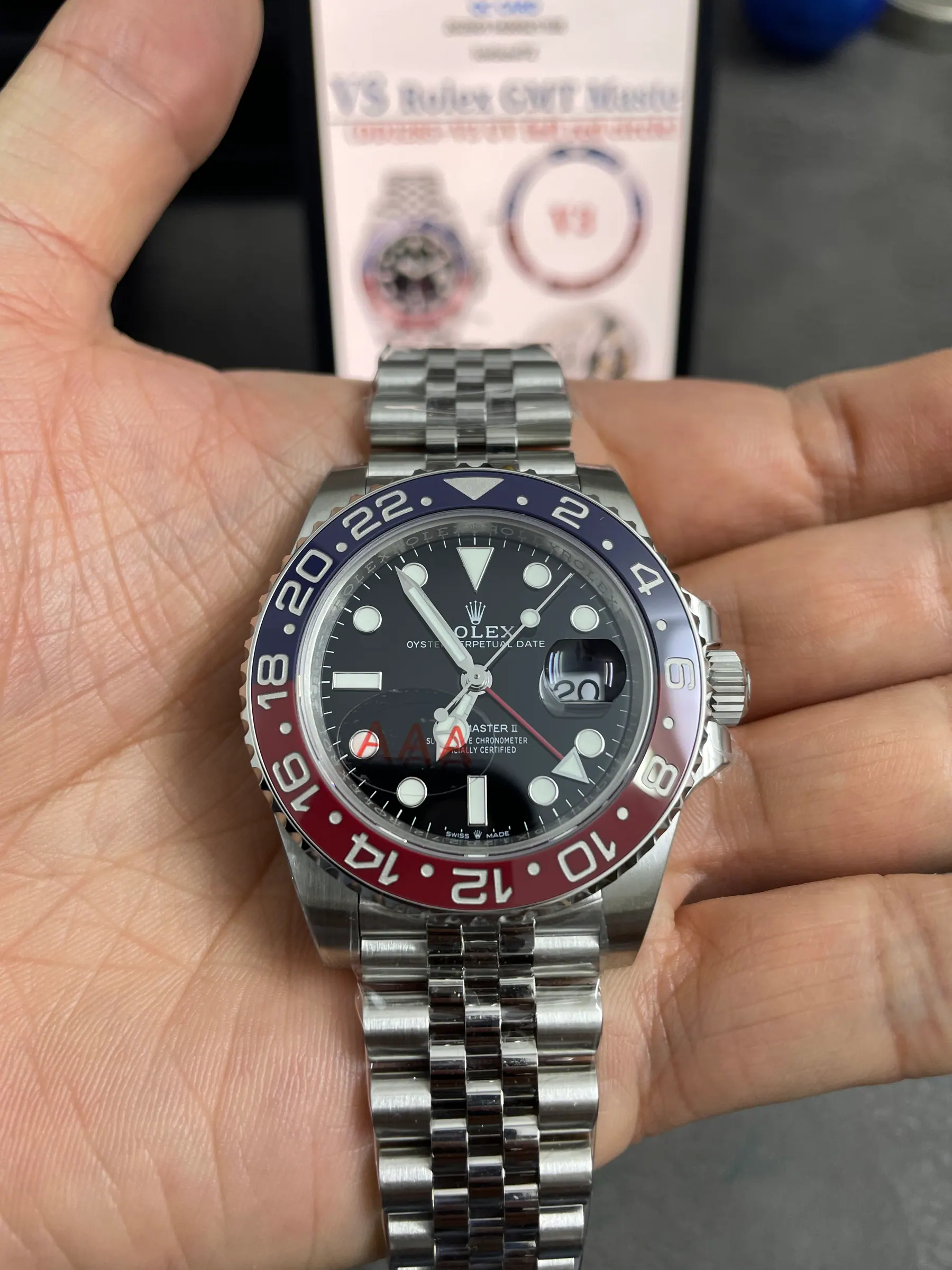 VS | 3285机芯｜劳力士 GMT-Master II V3 126710BLRO