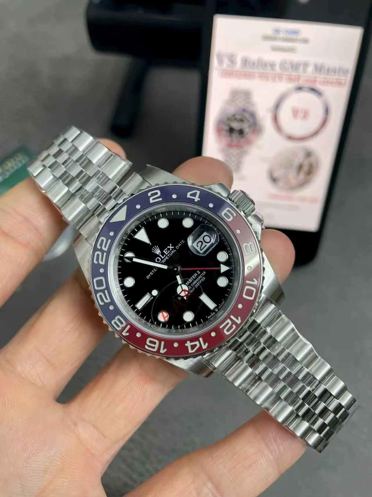 VS | 3285机芯｜劳力士 GMT-Master II V3 126710BLRO