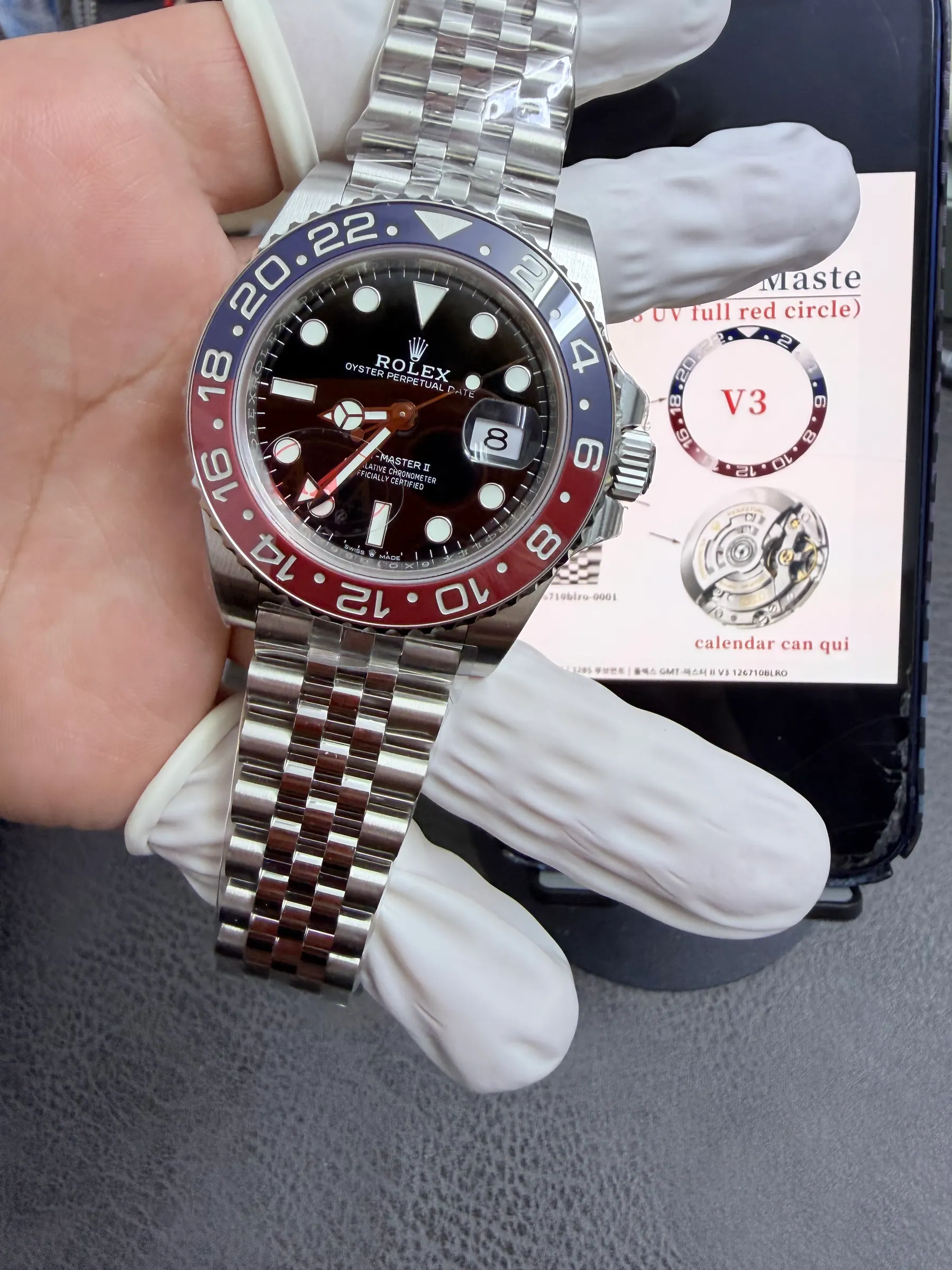 VS | 3285机芯｜劳力士 GMT-Master II V3 126710BLRO