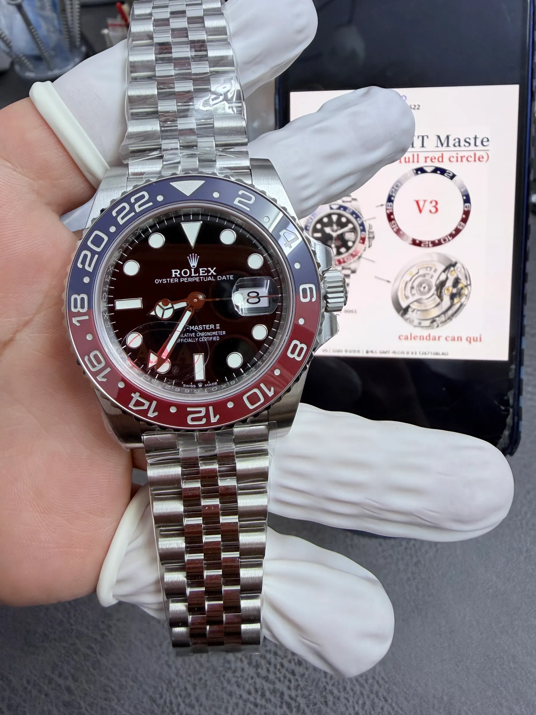 VS | 3285机芯｜劳力士 GMT-Master II V3 126710BLRO