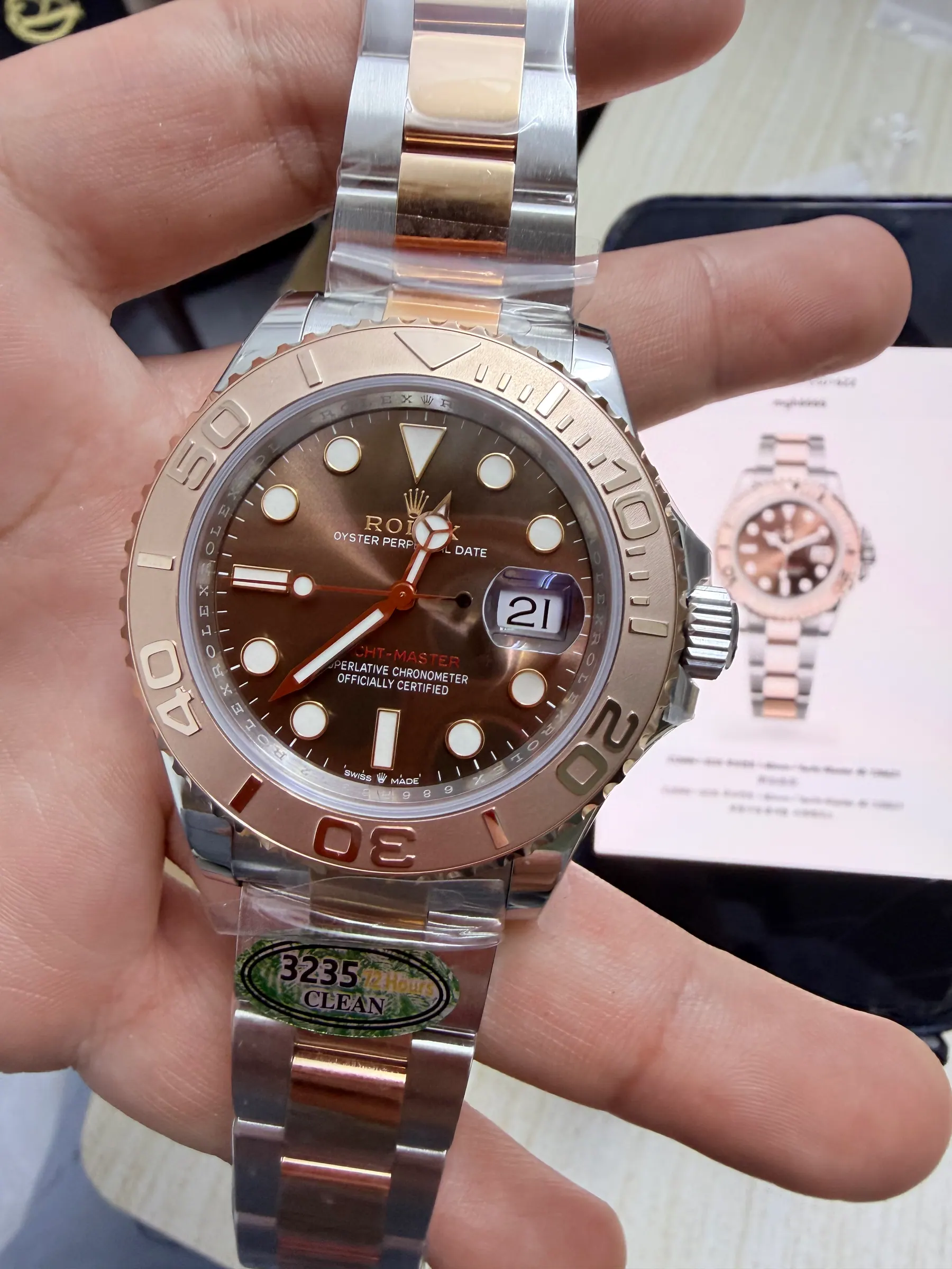 CLEAN l 3235 机芯 l 40mm l Yacht-Master 40 126621