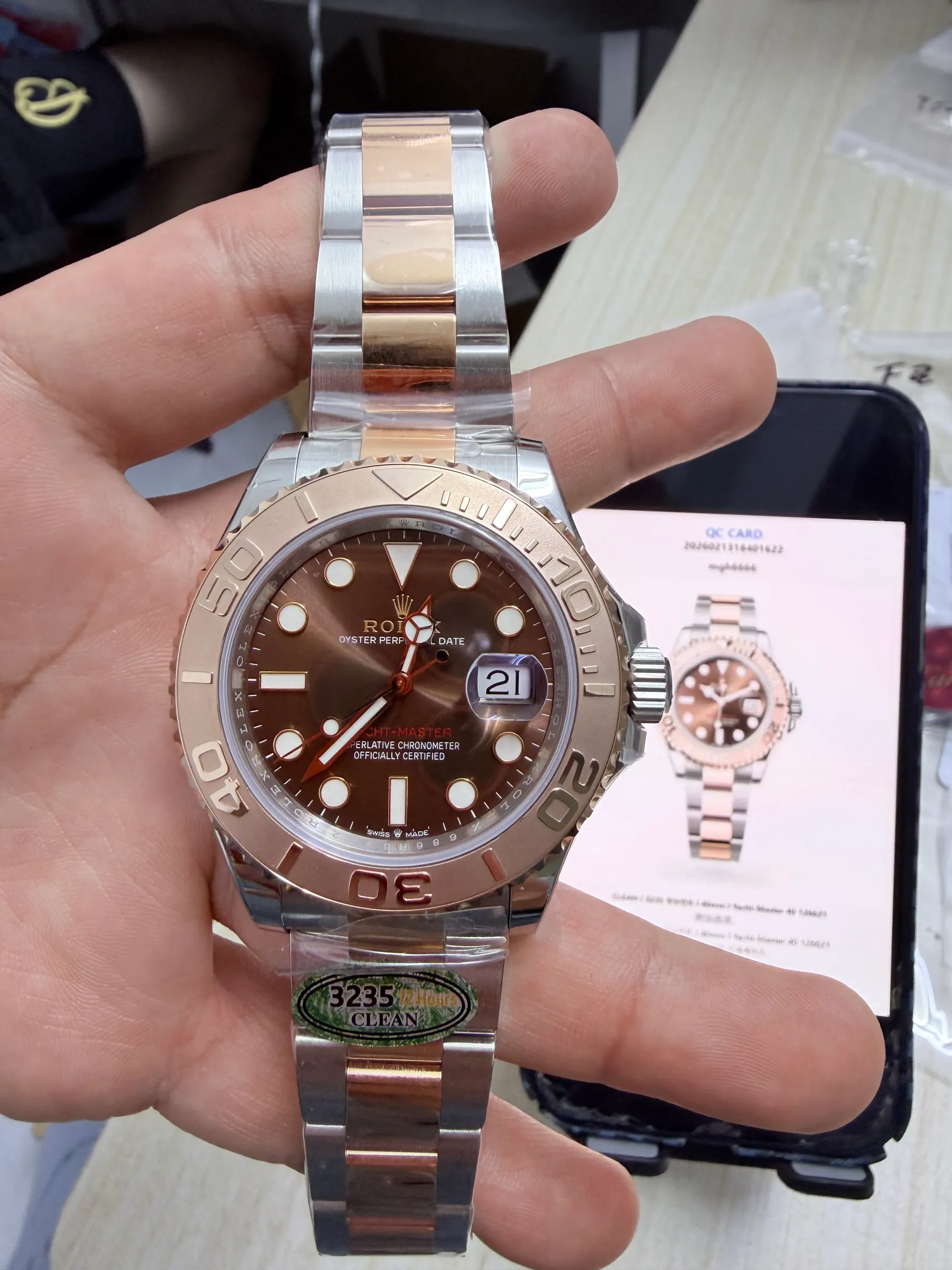 CLEAN l 3235 机芯 l 40mm l Yacht-Master 40 126621