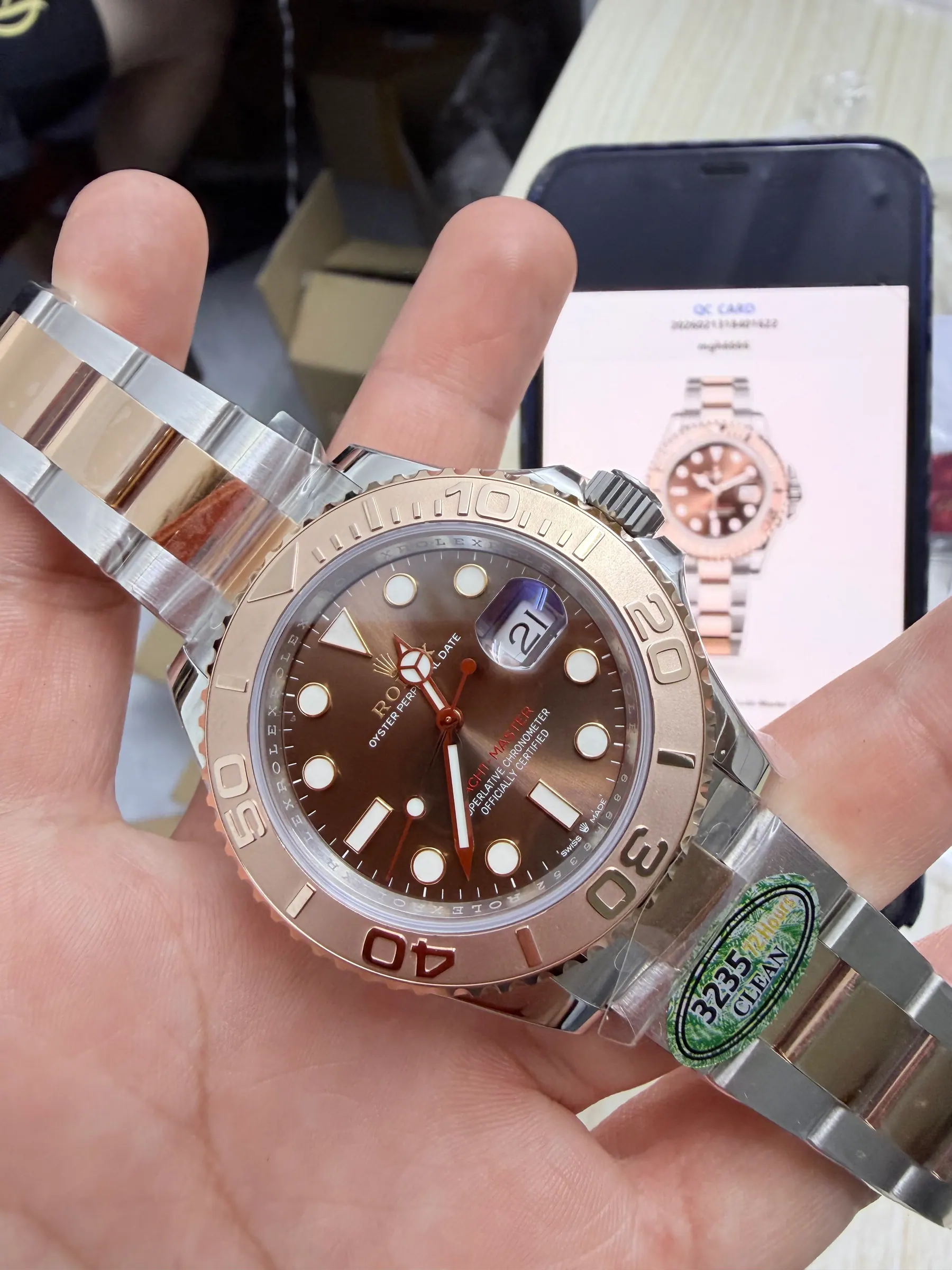 CLEAN l 3235 机芯 l 40mm l Yacht-Master 40 126621