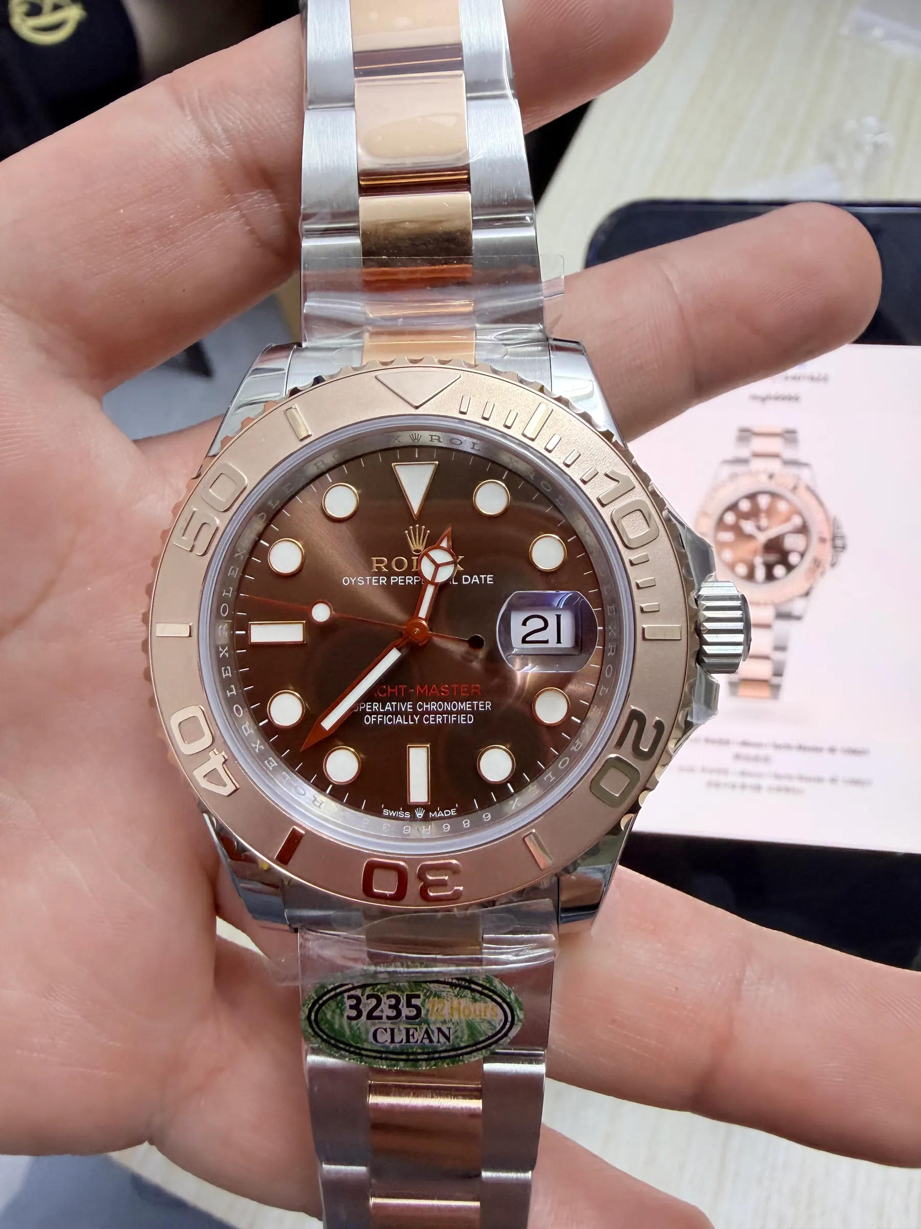 CLEAN l 3235 机芯 l 40mm l Yacht-Master 40 126621