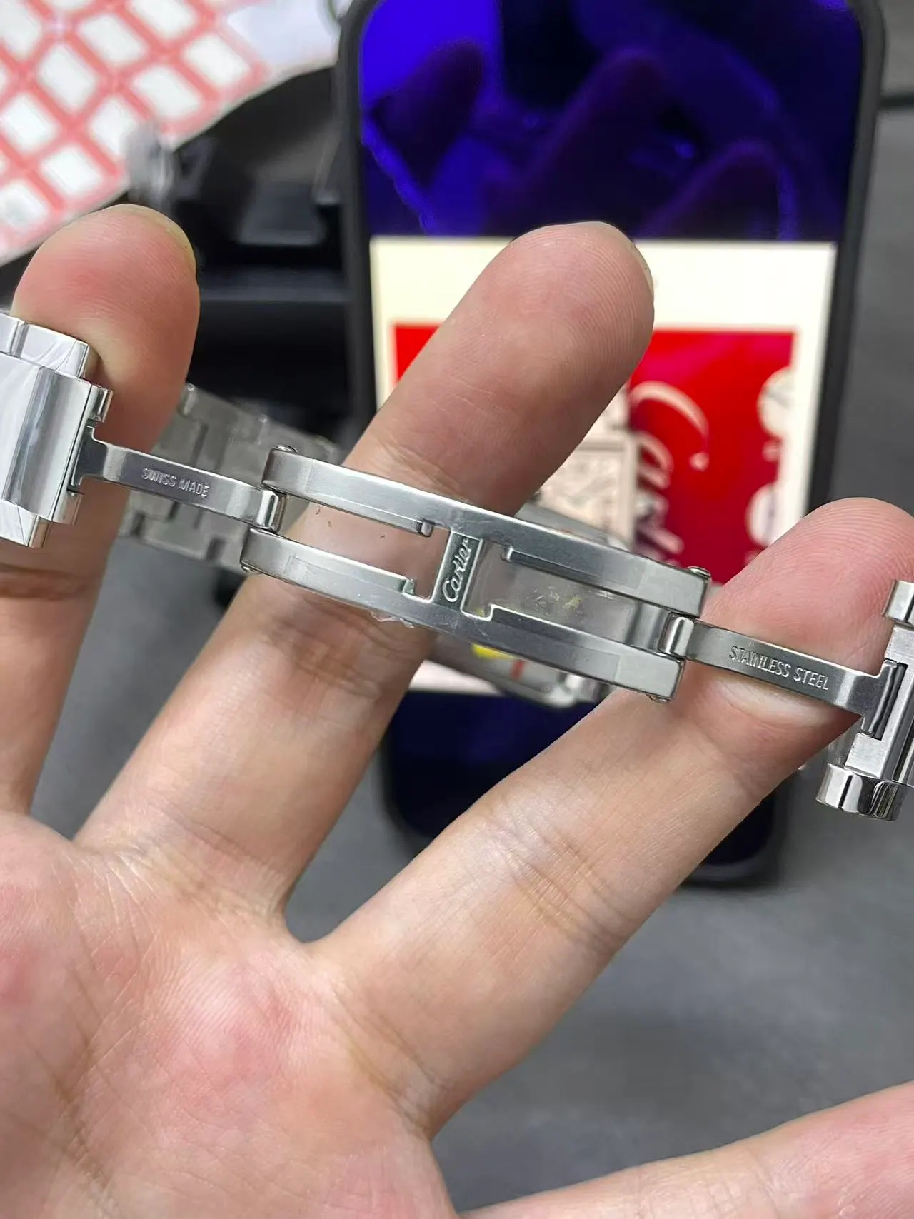 AF | クォーツムーブメント l 33.7mm*25.5mm l カルティエ タンク マスト ｜WSTA0052