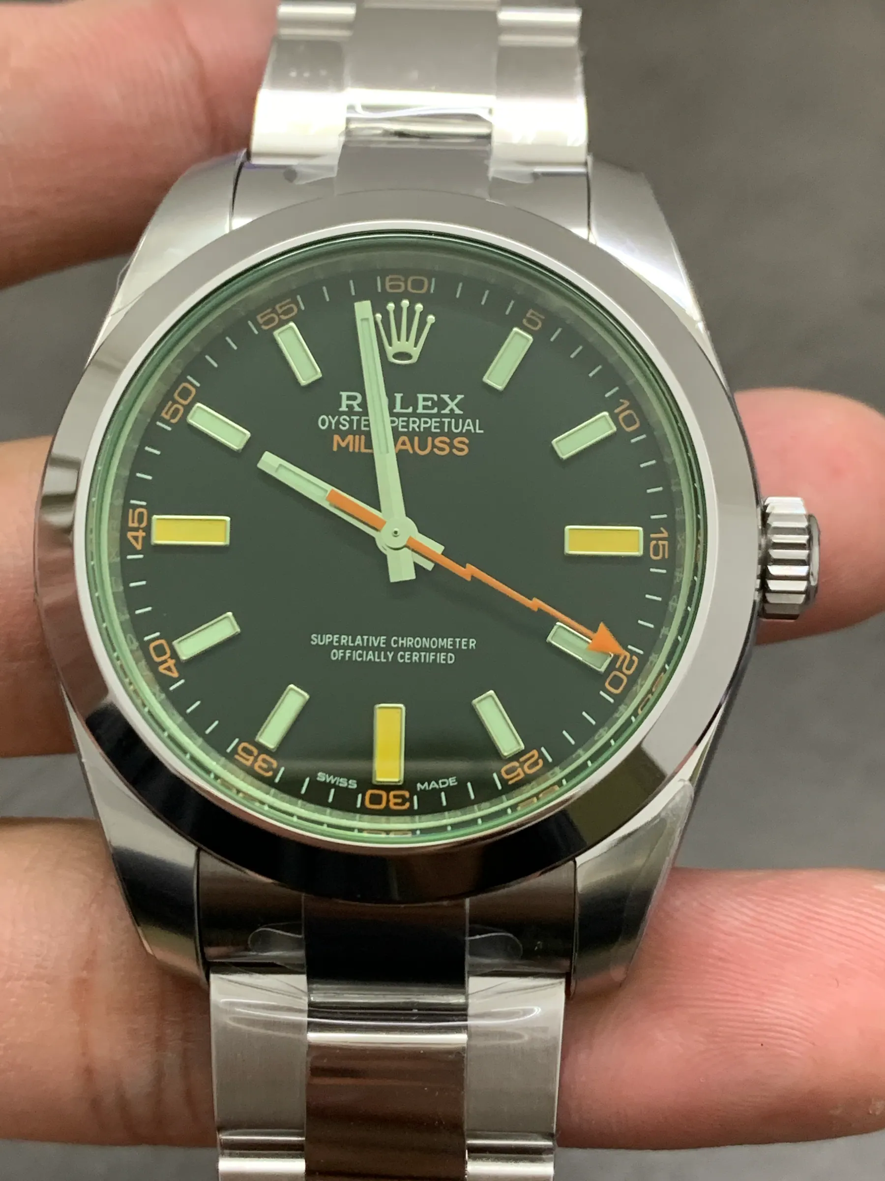 VS l 3131机芯 l 40毫米 l 劳力士 Milgauss 116400