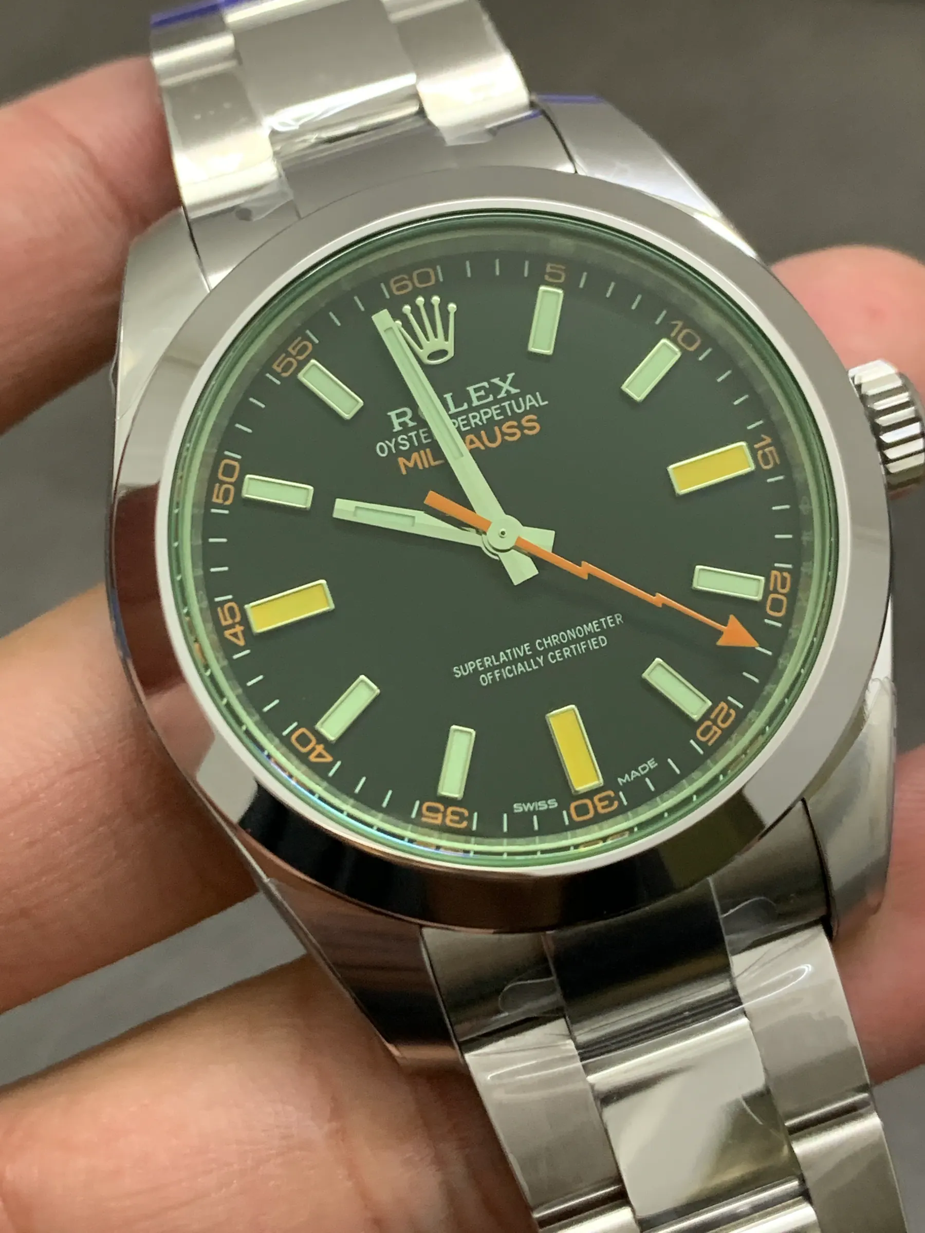 VS l 3131机芯 l 40毫米 l 劳力士 Milgauss 116400