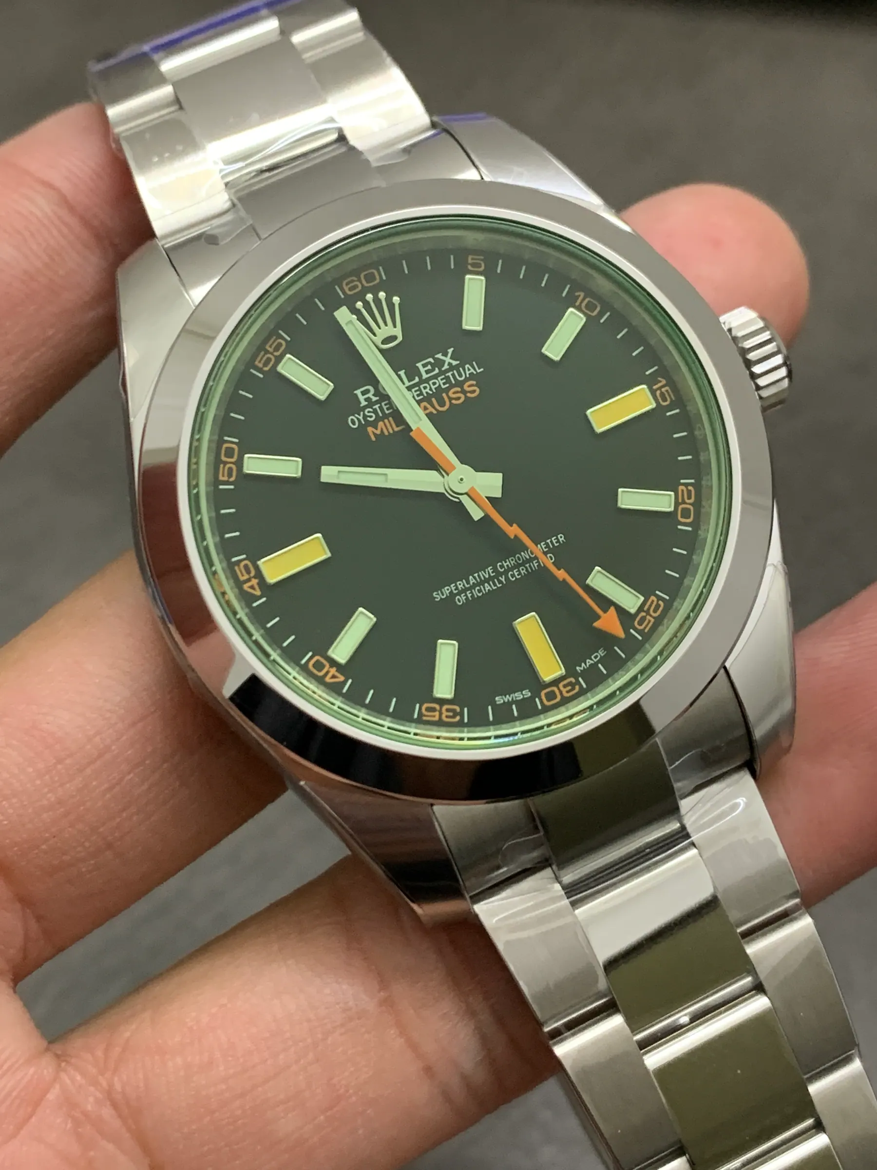 VS l 3131机芯 l 40毫米 l 劳力士 Milgauss 116400