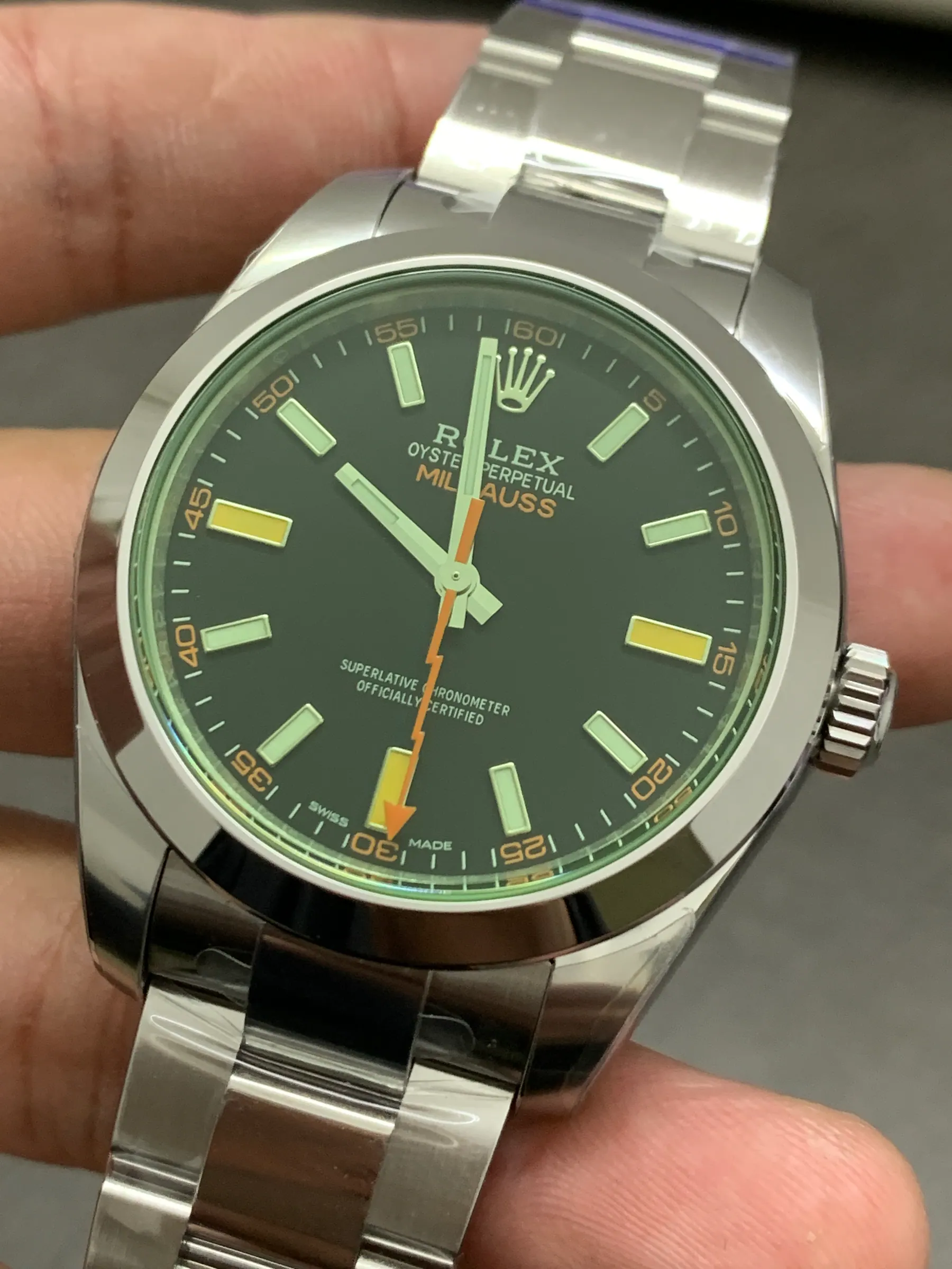 VS l 3131机芯 l 40毫米 l 劳力士 Milgauss 116400