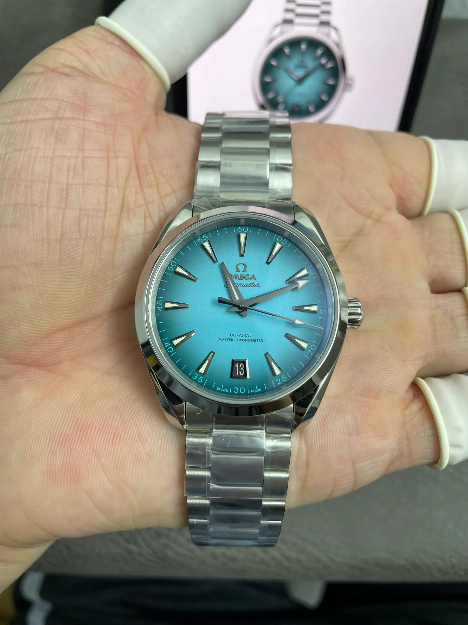 VS l 8900机芯 l 41mm l 海马Aqua Terra 150M 220.10.41.21.03.006