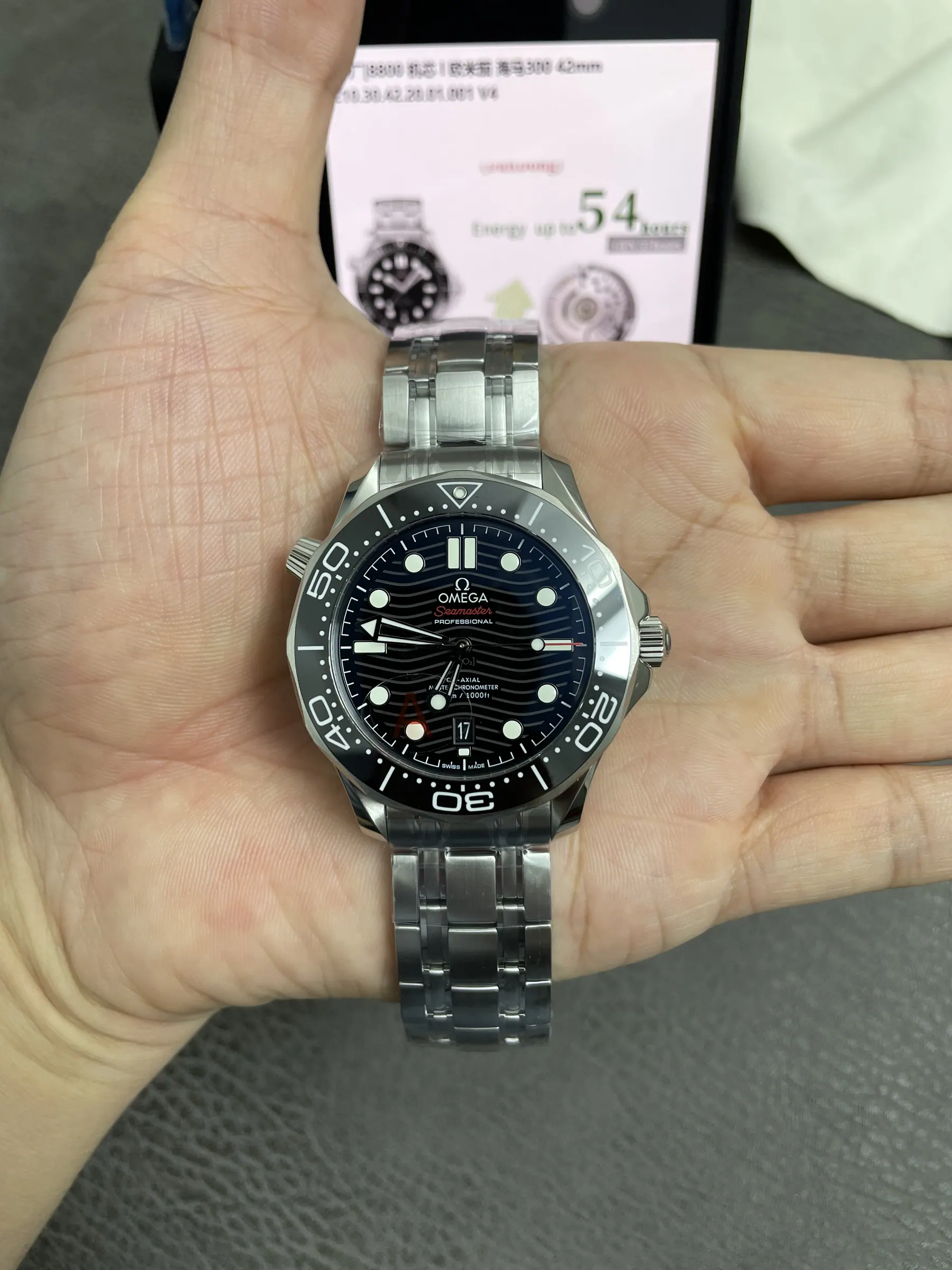 VS | 8800 机芯｜欧米茄海马潜水300M 210.30.42.20.01.001