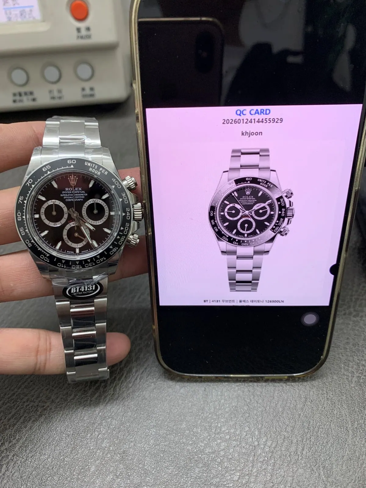 BT | 4131 机芯｜劳力士 Daytona 126500LN