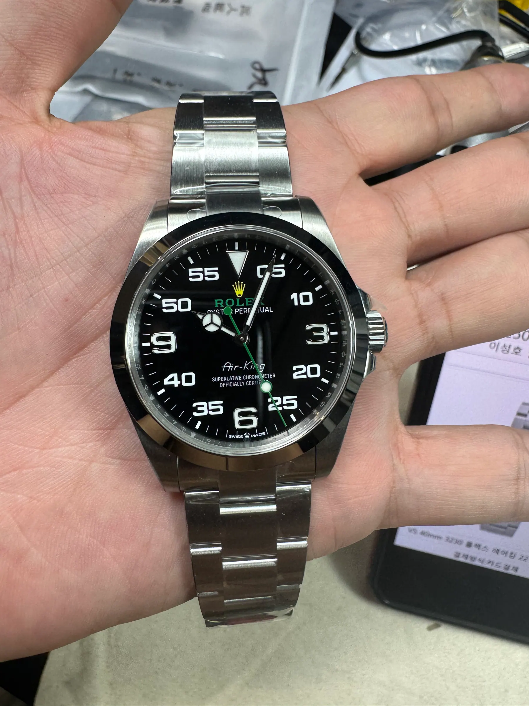 VS | 3230机芯｜40mm l 劳力士 Air-King 126900