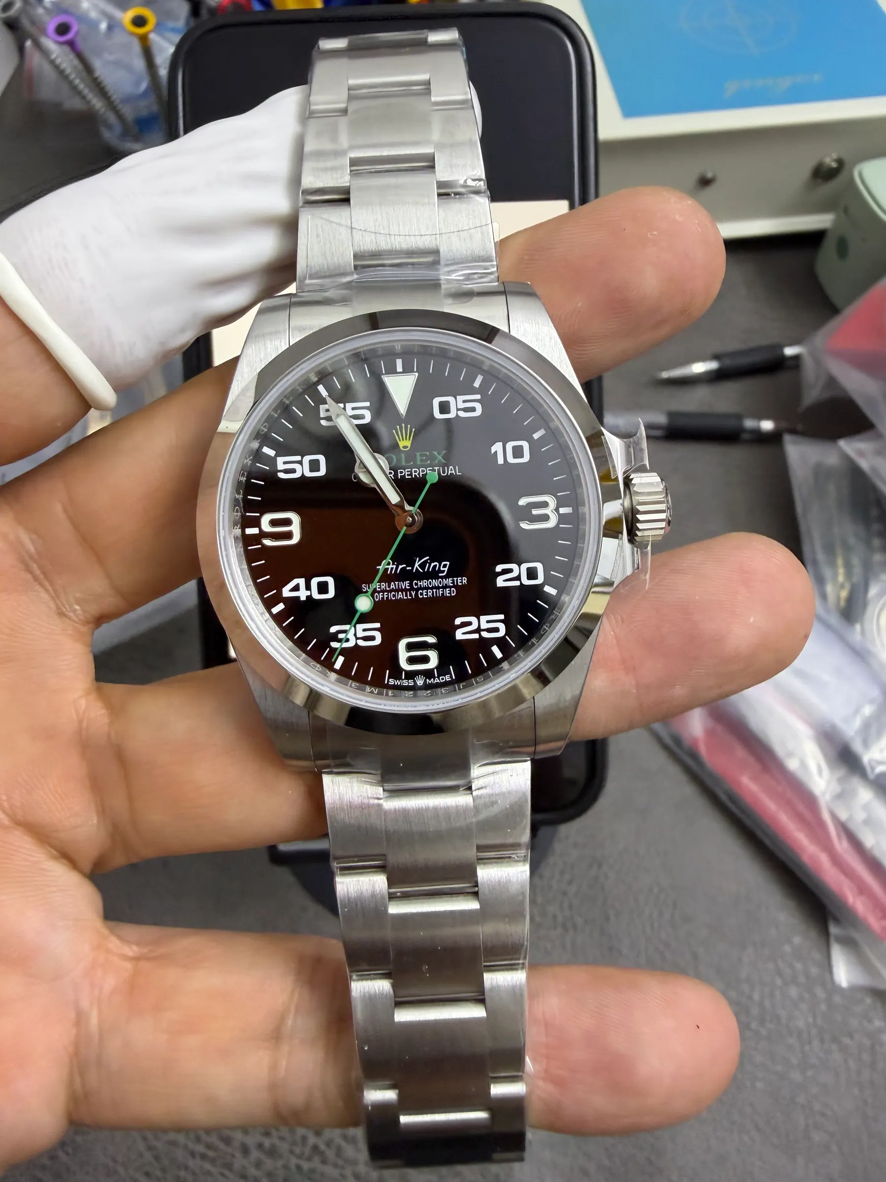 VS | 3230机芯｜40mm l 劳力士 Air-King 126900