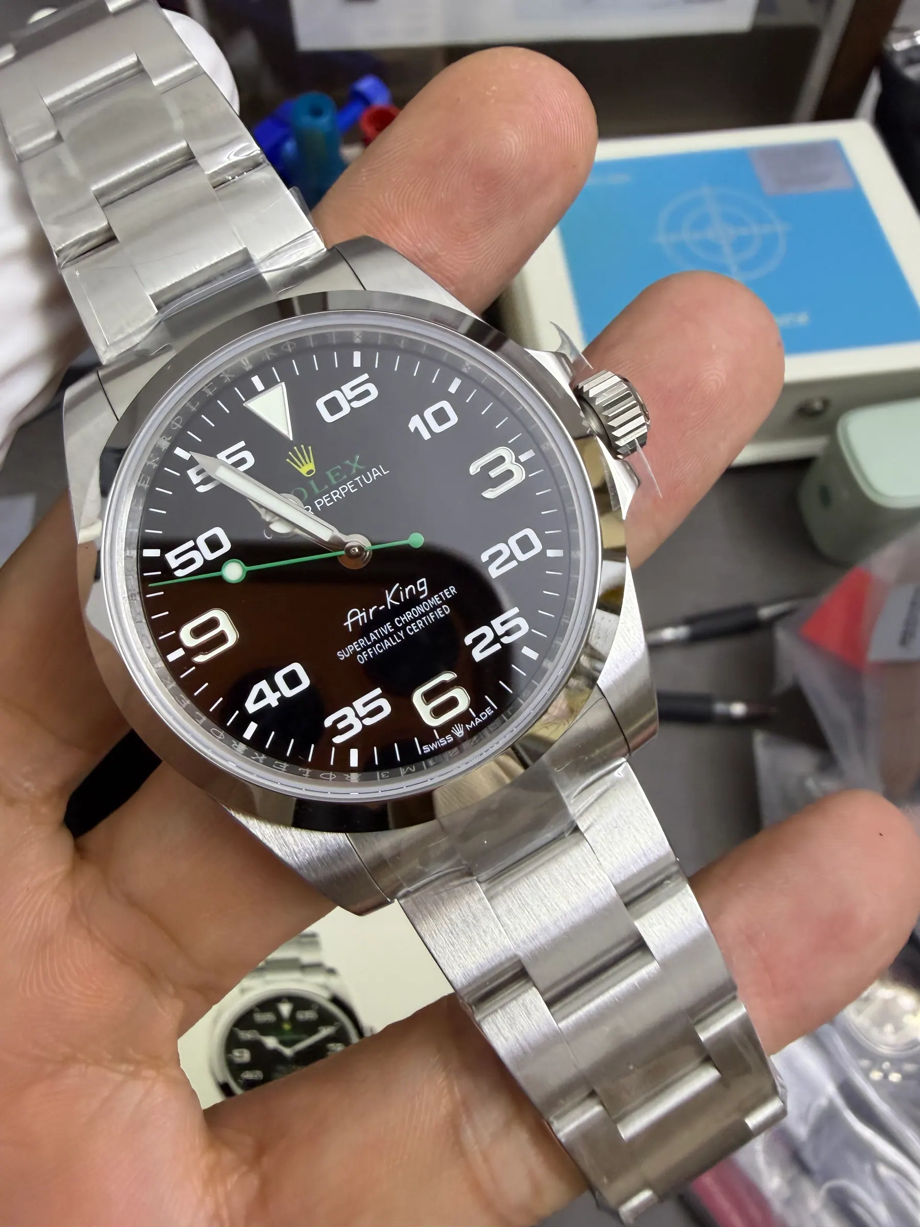 VS | 3230机芯｜40mm l 劳力士 Air-King 126900