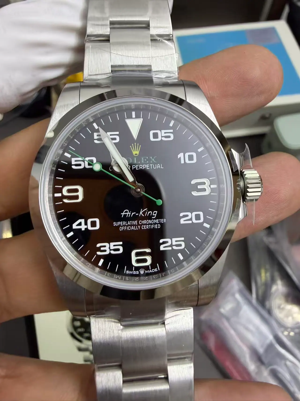 VS | 3230机芯｜40mm l 劳力士 Air-King 126900