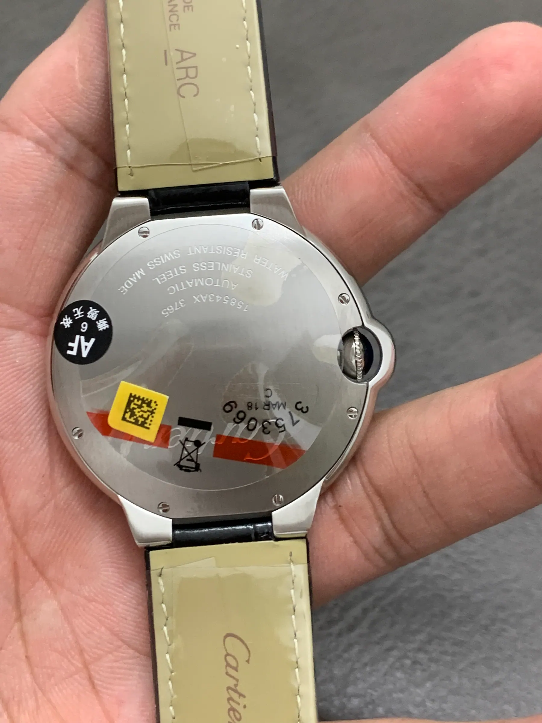 AF | 2824 机芯 l 42mm l 卡地亚蓝气球腕表 W69016Z4