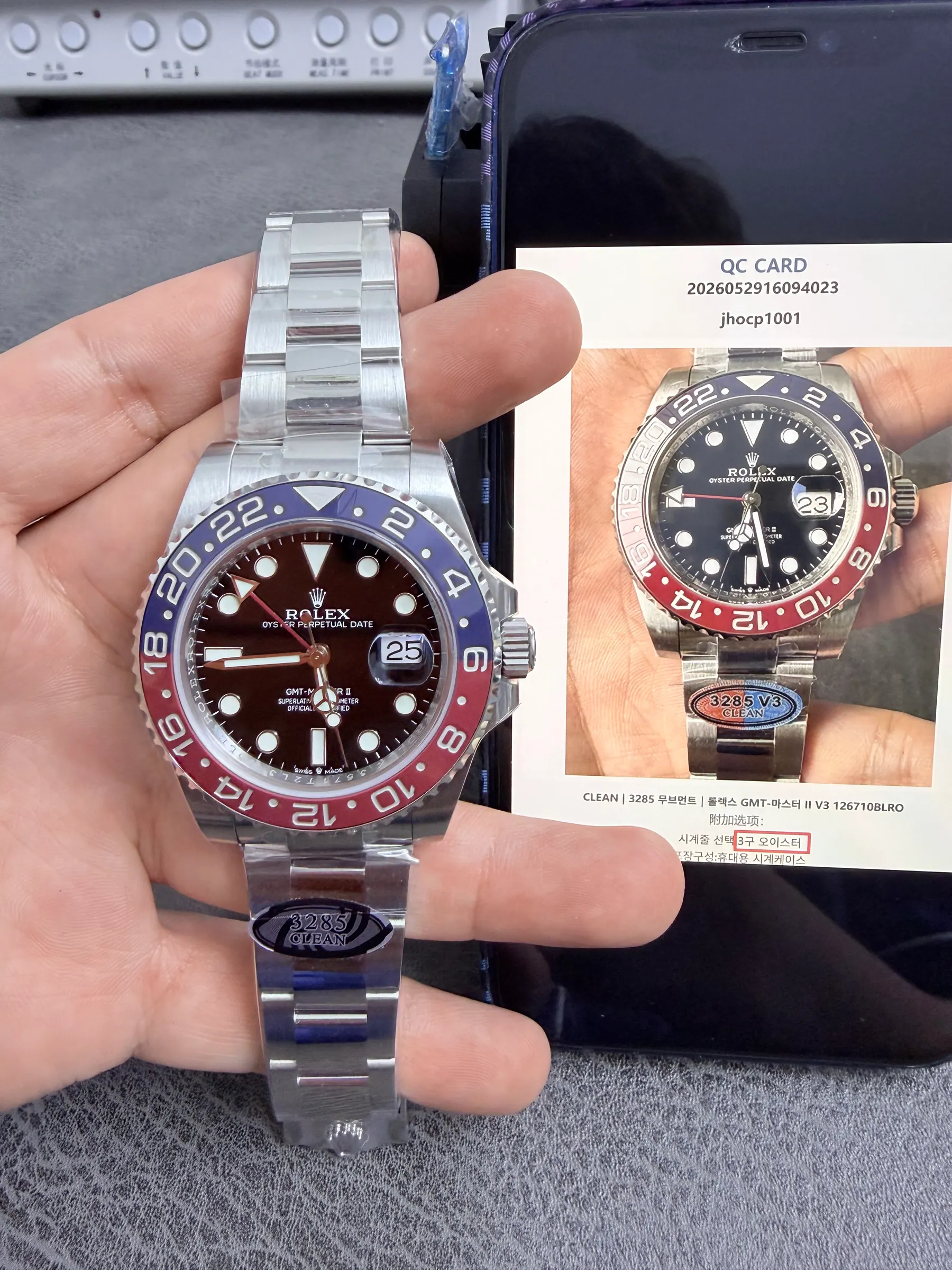 CLEAN | 3285 机芯｜劳力士 GMT-Master II V3 126710BLRO