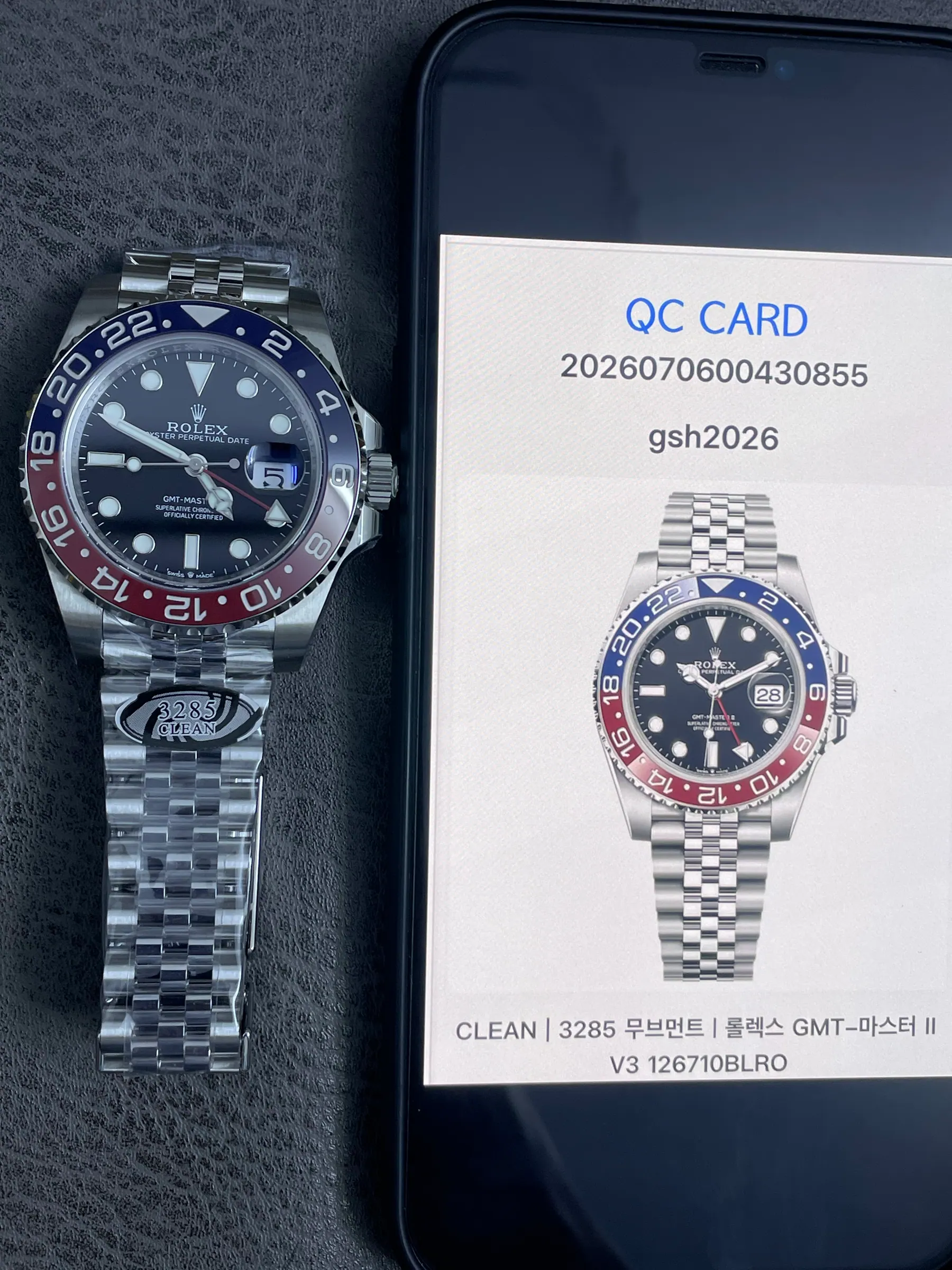 CLEAN | 3285 机芯｜劳力士 GMT-Master II V3 126710BLRO