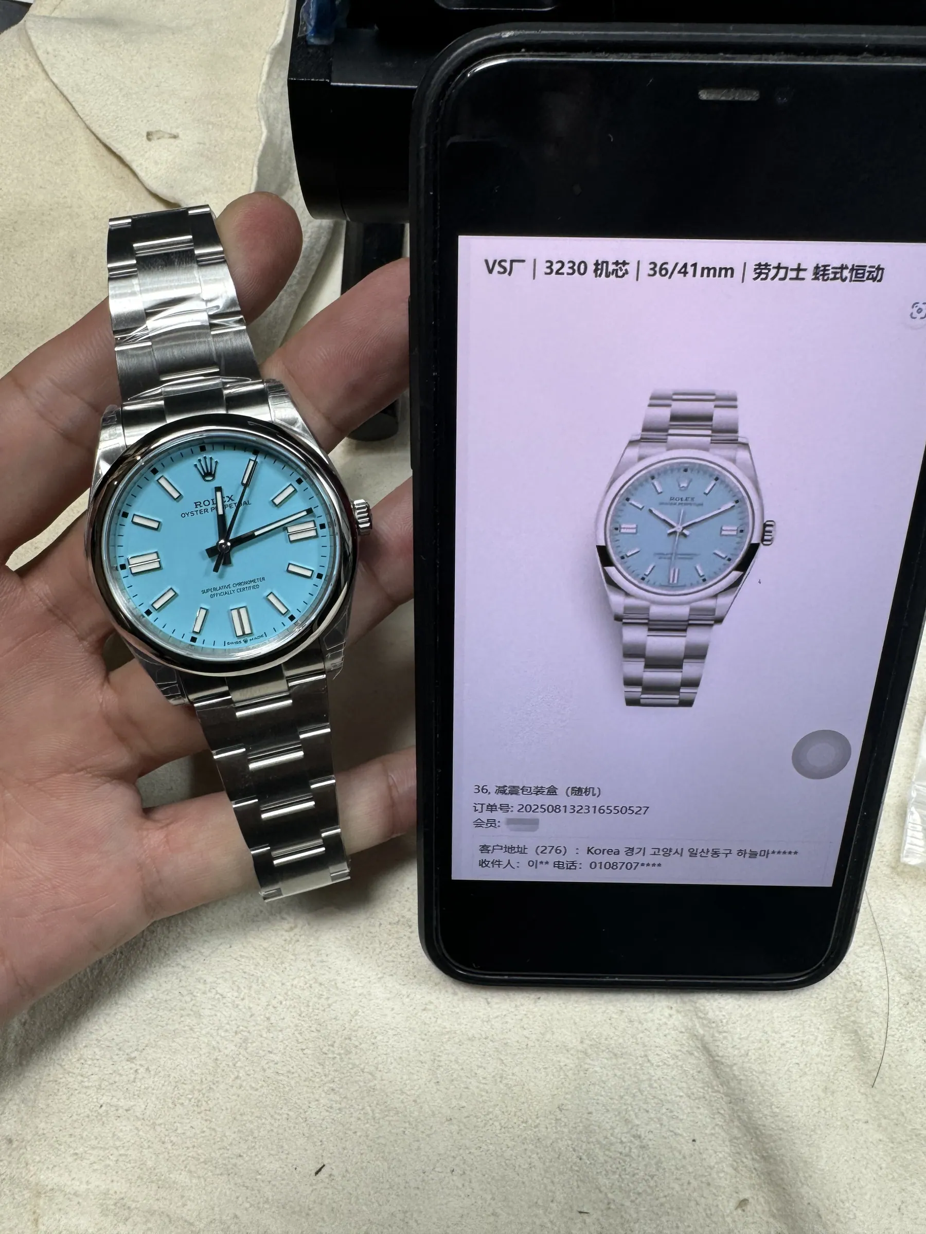 VS | 3230 机芯｜41mm l 劳力士 Oyster Perpetual 124300