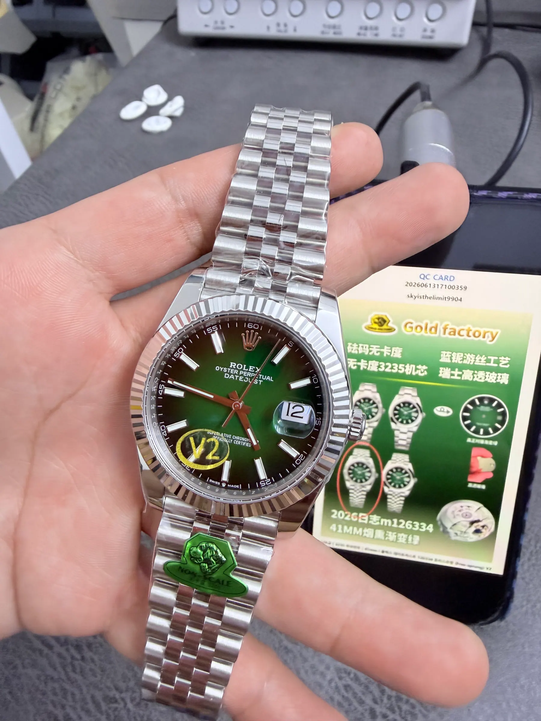GOLD｜3235机芯｜41mm｜劳力士 Datejust 126334 自由摆轮（Free-sprung）V2