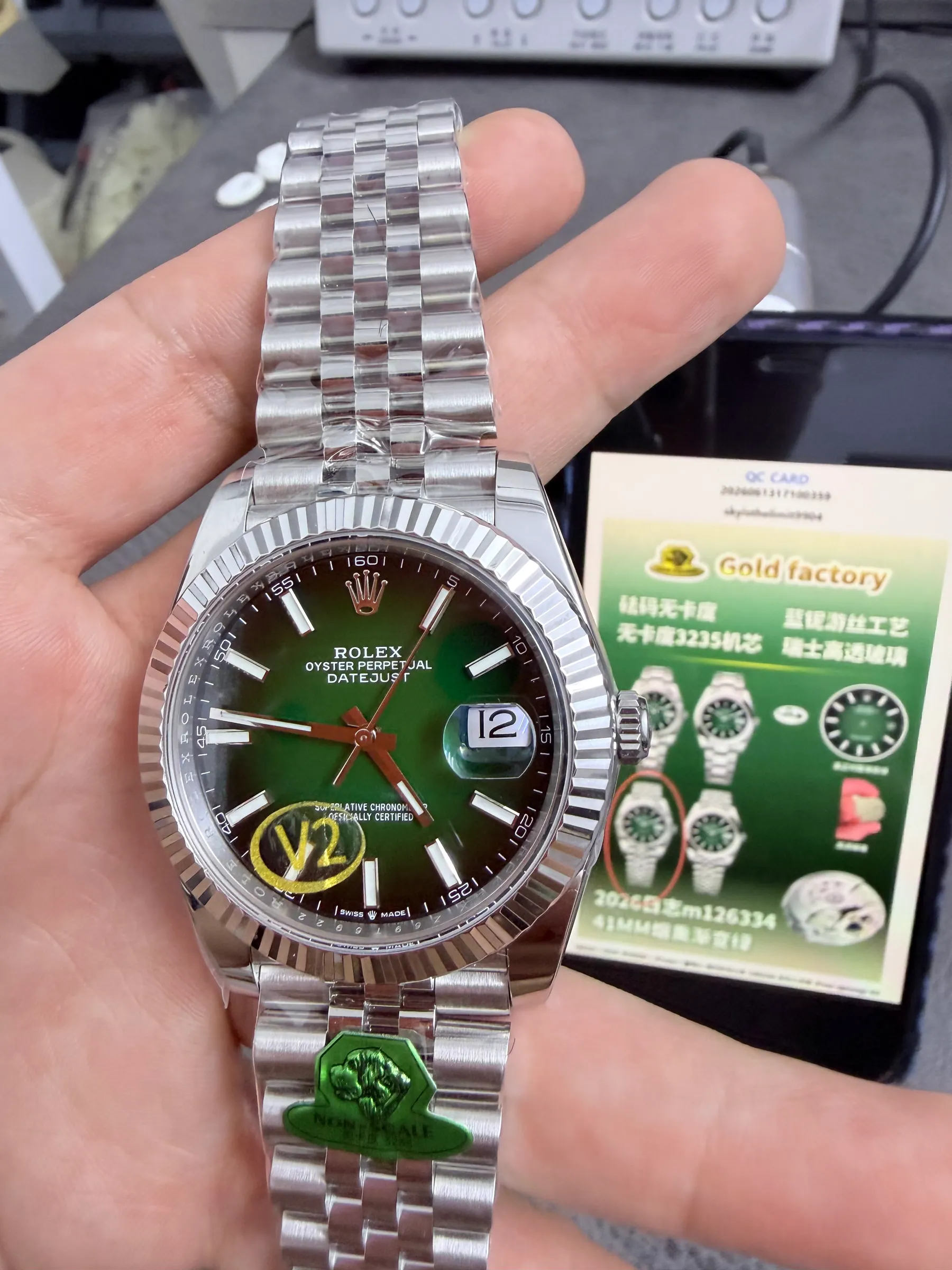GOLD｜3235机芯｜41mm｜劳力士 Datejust 126334 自由摆轮（Free-sprung）V2