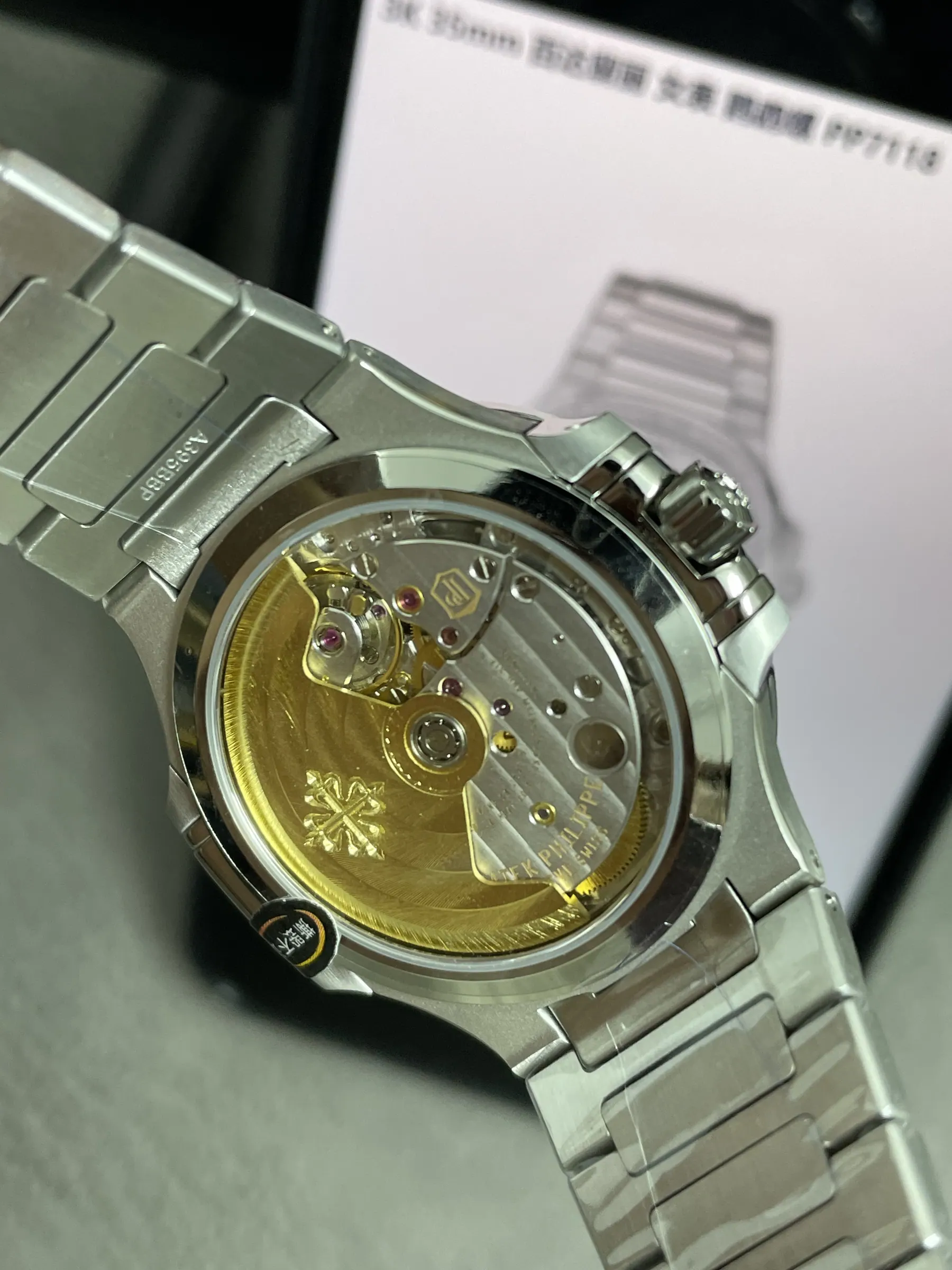 3K | Cal.324 机芯｜35mm｜百达翡丽 Nautilus 7118