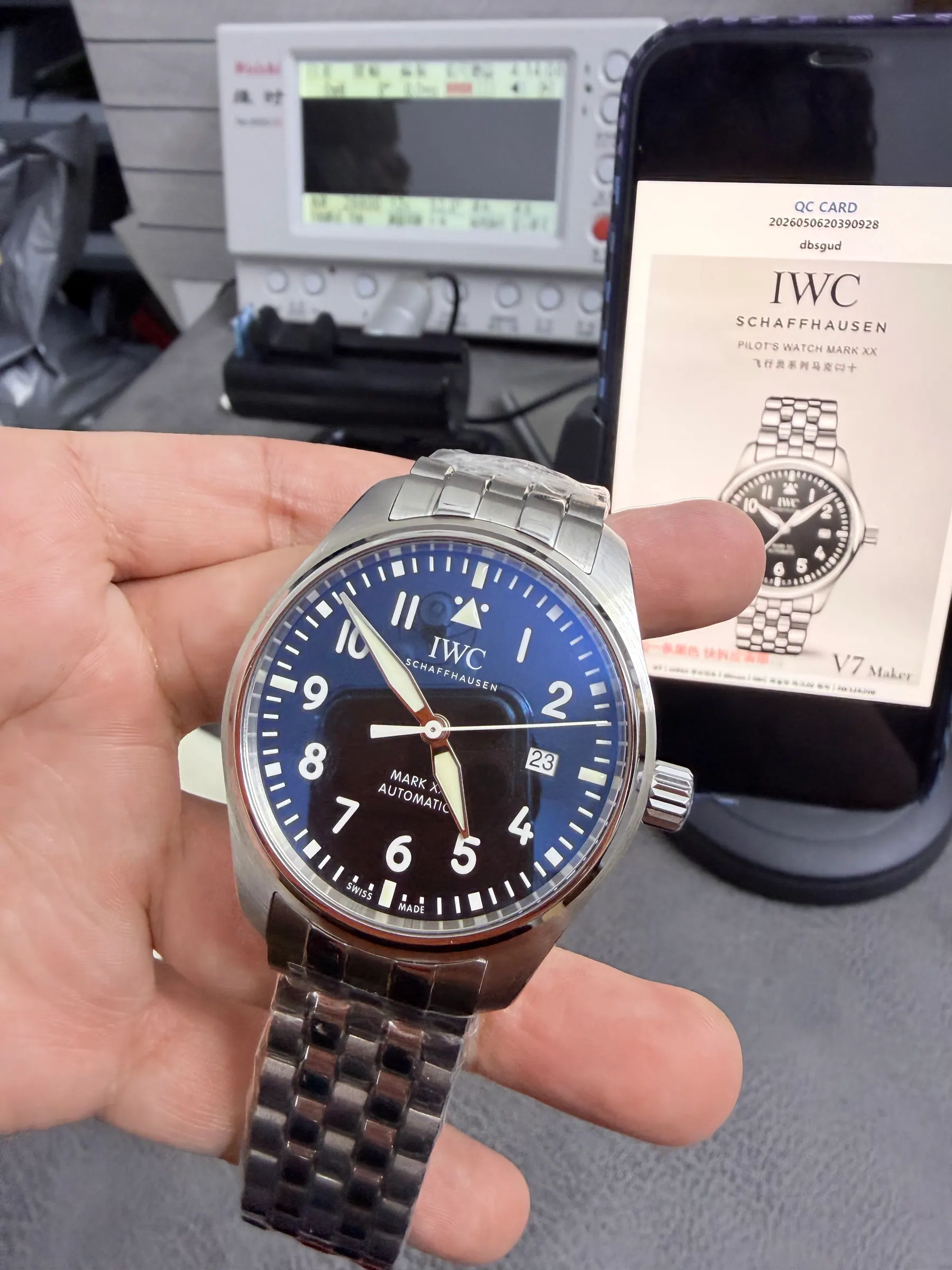 V7｜I2892 机芯 l 40mm l IWC 飞行员马克20 手表｜IW328208