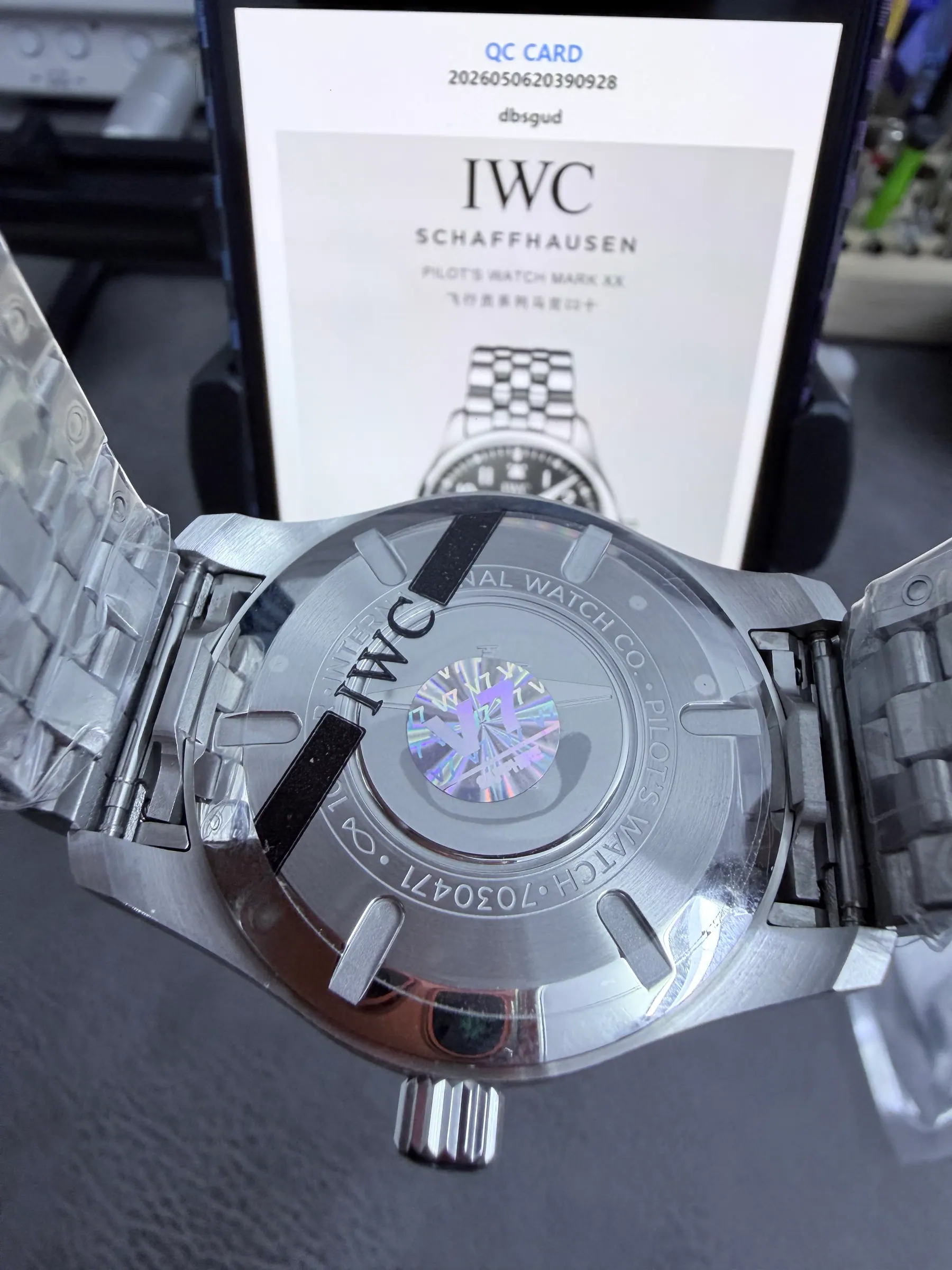 V7｜I2892 机芯 l 40mm l IWC 飞行员马克20 手表｜IW328208