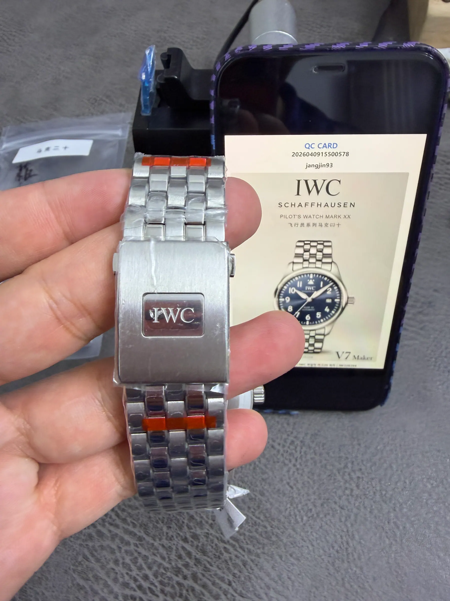 V7｜I2892 机芯 l 40mm l IWC 飞行员马克20 手表｜IW328204