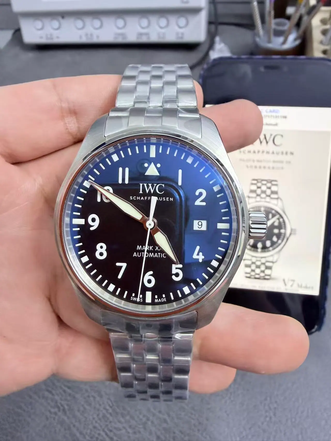 V7｜I2892 机芯 l 40mm l IWC 飞行员马克20 手表｜IW328204