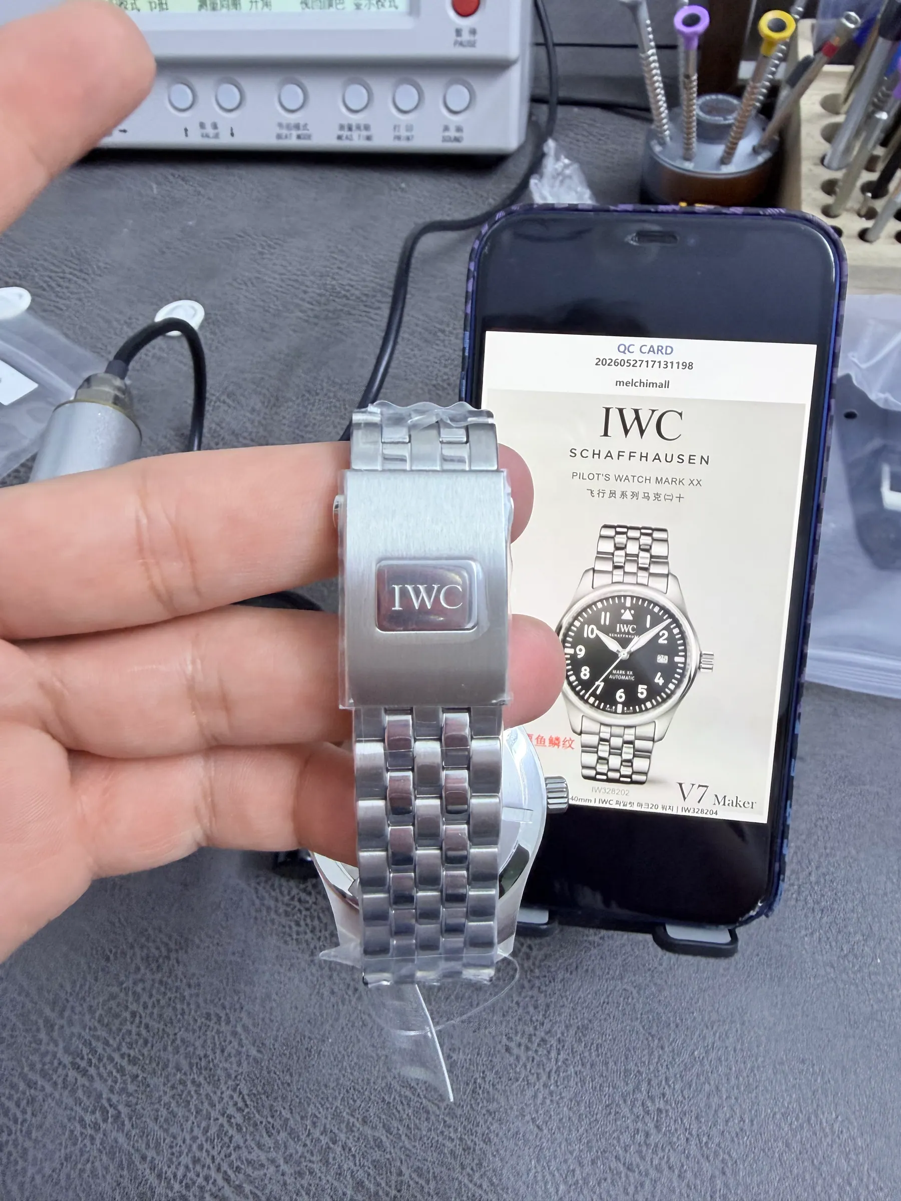 V7｜I2892 机芯 l 40mm l IWC 飞行员马克20 手表｜IW328204
