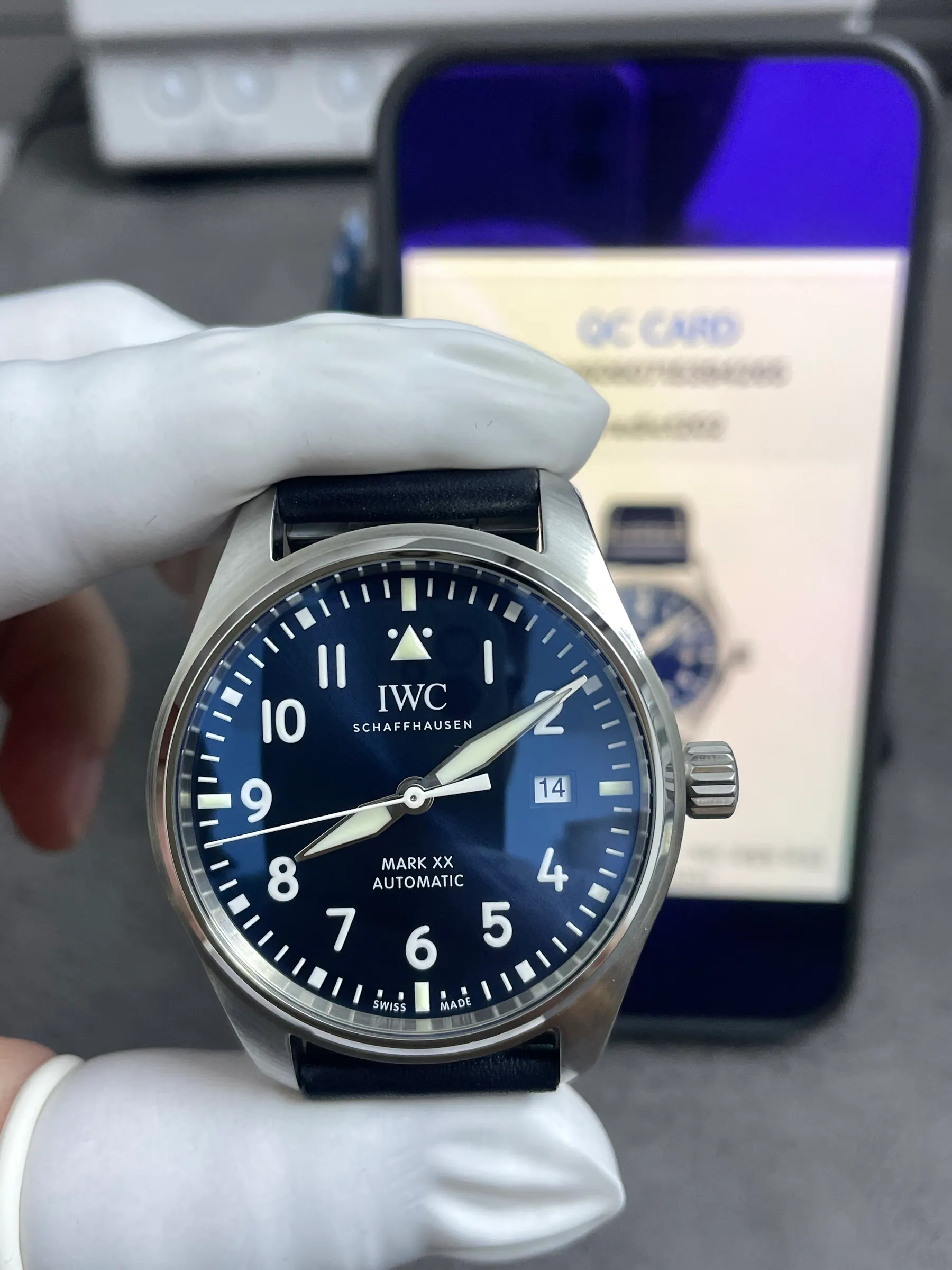 V7｜I2892 机芯 l 40mm l IWC 飞行员马克20 手表｜IW328203