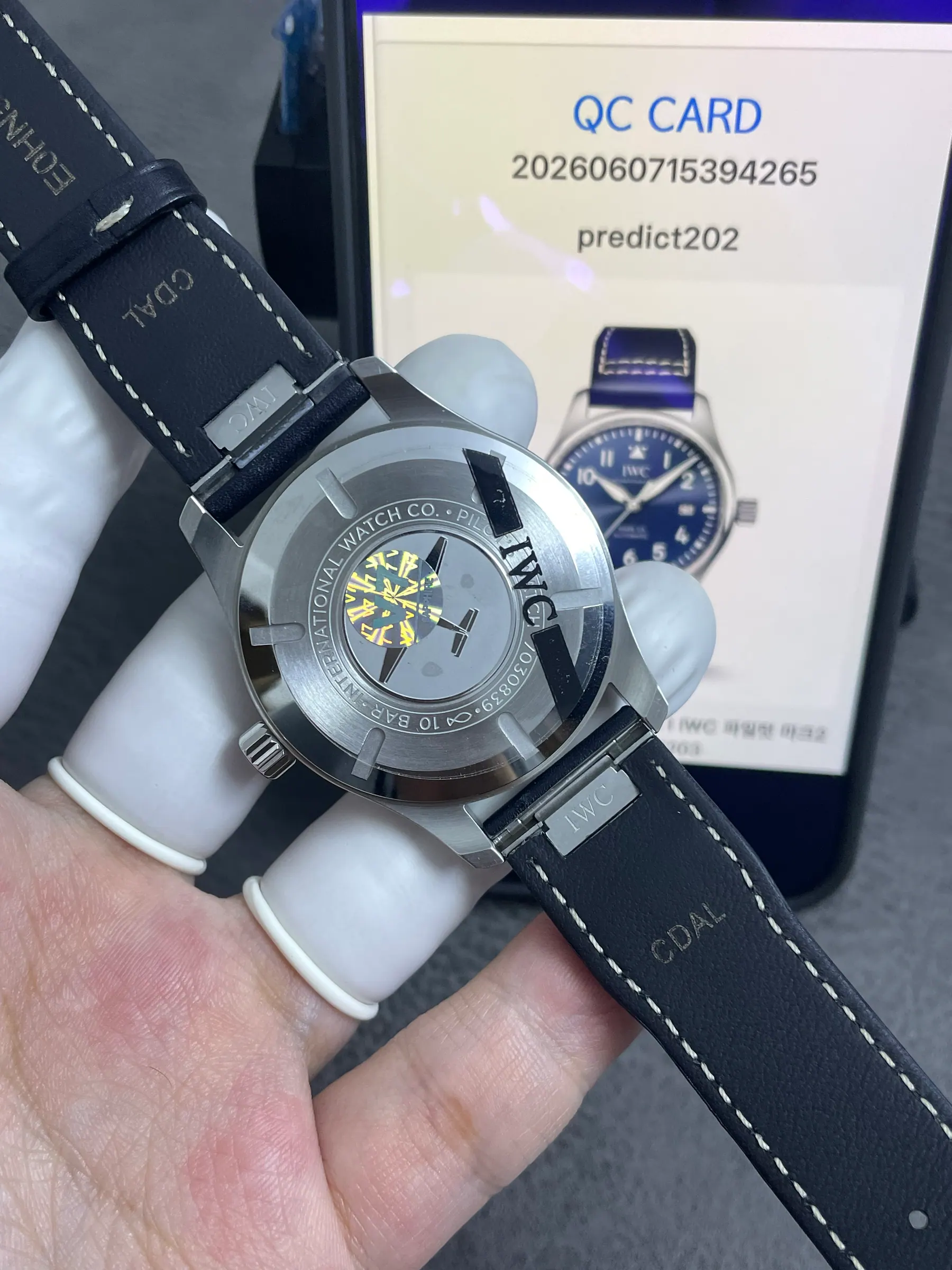 V7｜I2892 机芯 l 40mm l IWC 飞行员马克20 手表｜IW328203