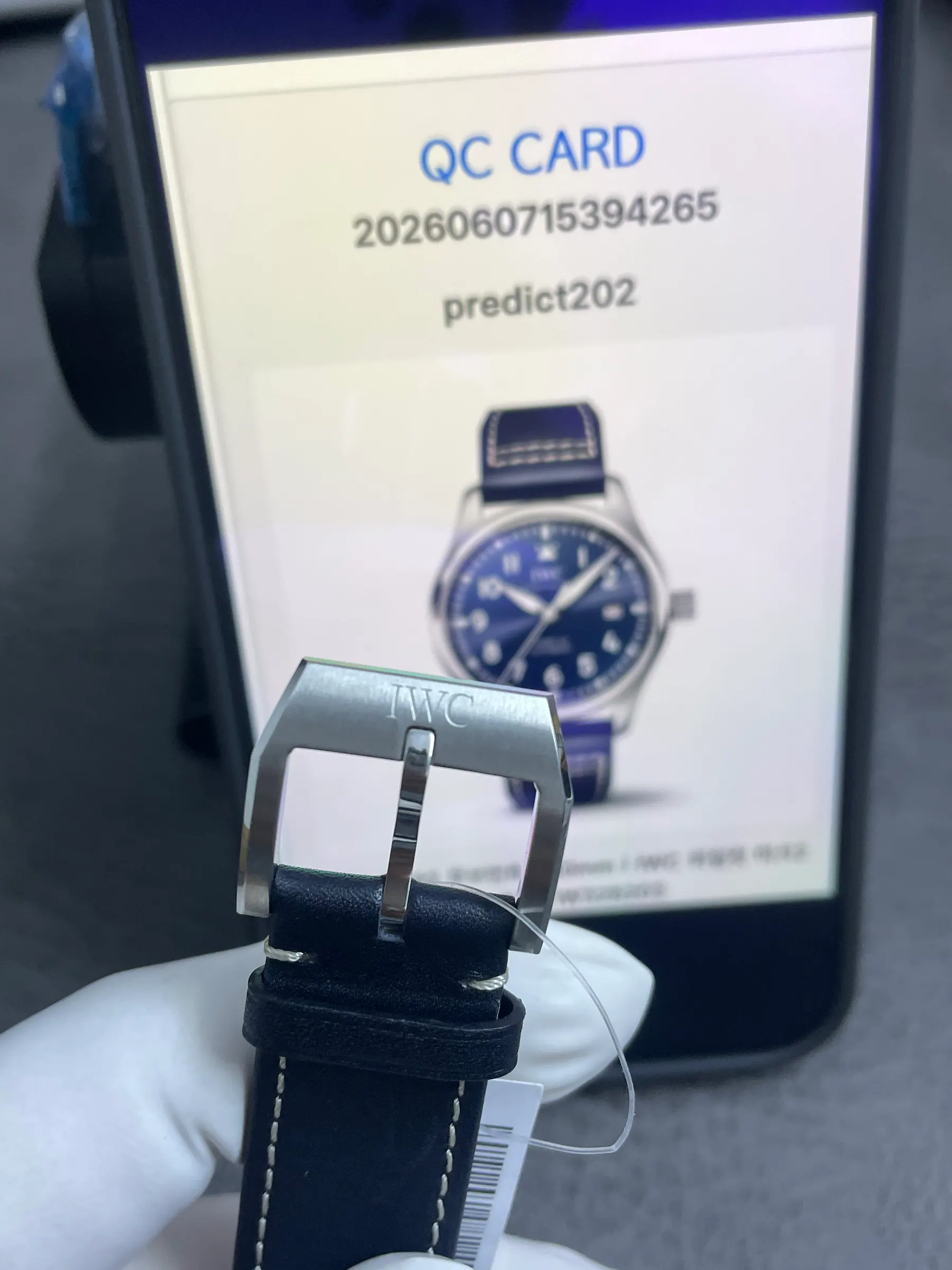 V7｜I2892 机芯 l 40mm l IWC 飞行员马克20 手表｜IW328203
