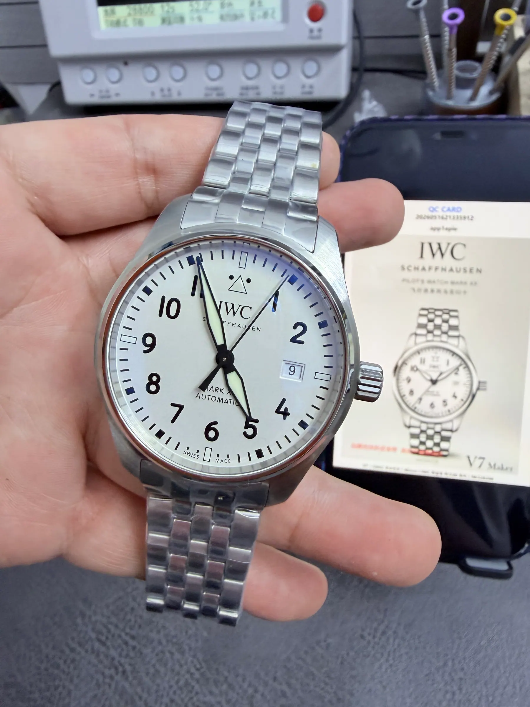 V7｜I2892 机芯 l 40mm l IWC 飞行员马克20 手表｜IW328208