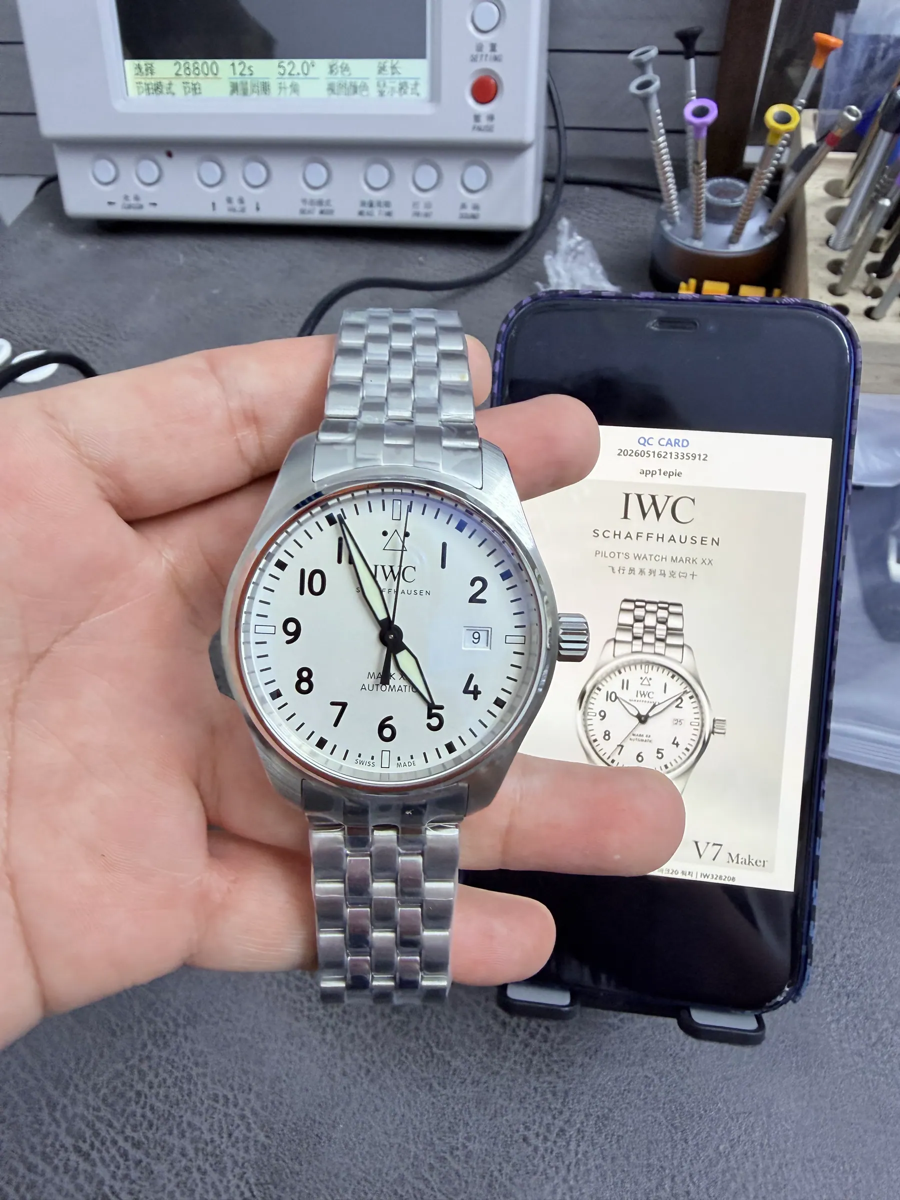 V7｜I2892 机芯 l 40mm l IWC 飞行员马克20 手表｜IW328208