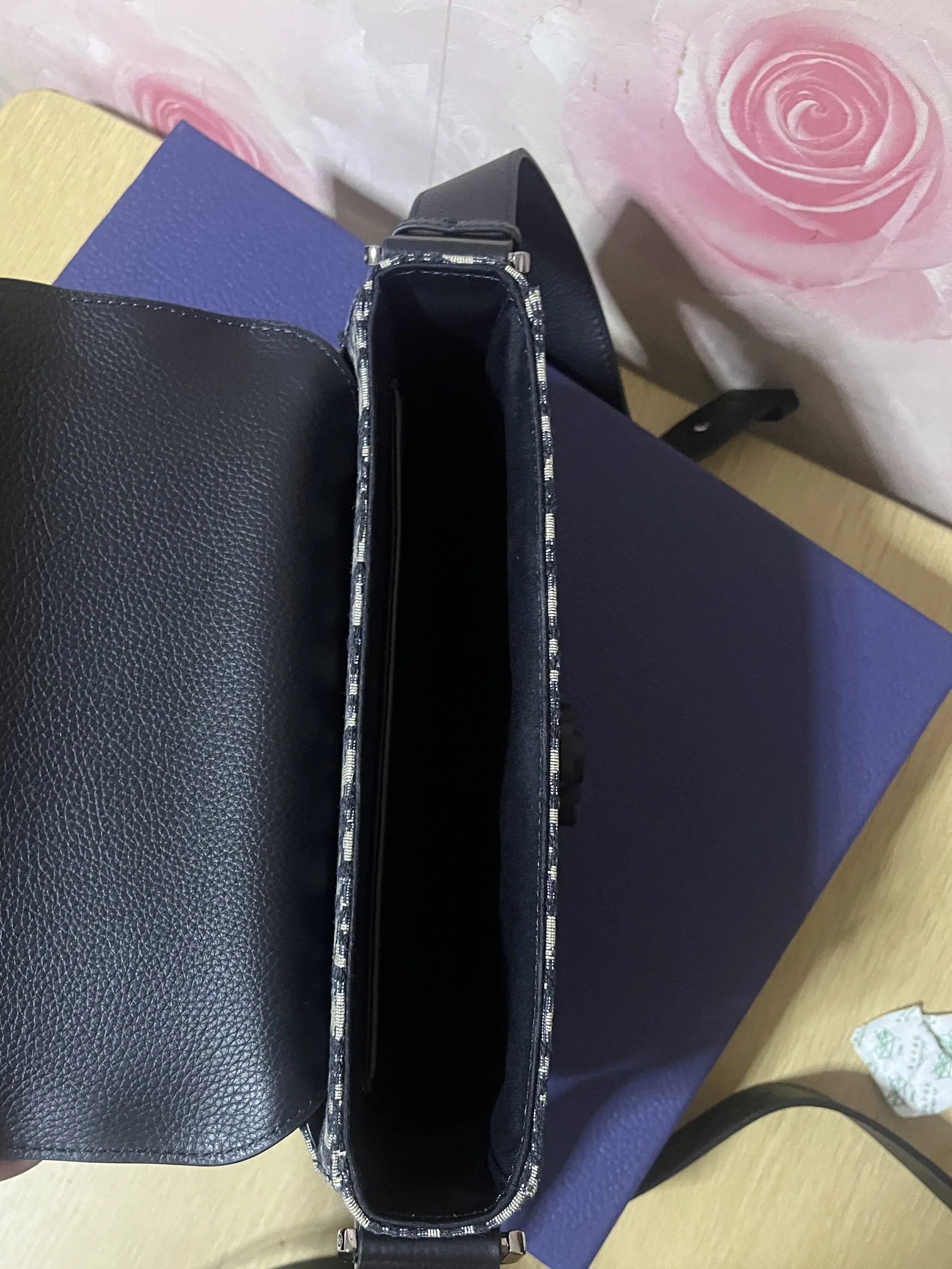 M9 Dior 小号 Saddle 翻盖邮差包 1ADPO049YKS 23 x 17.5 x 6cm