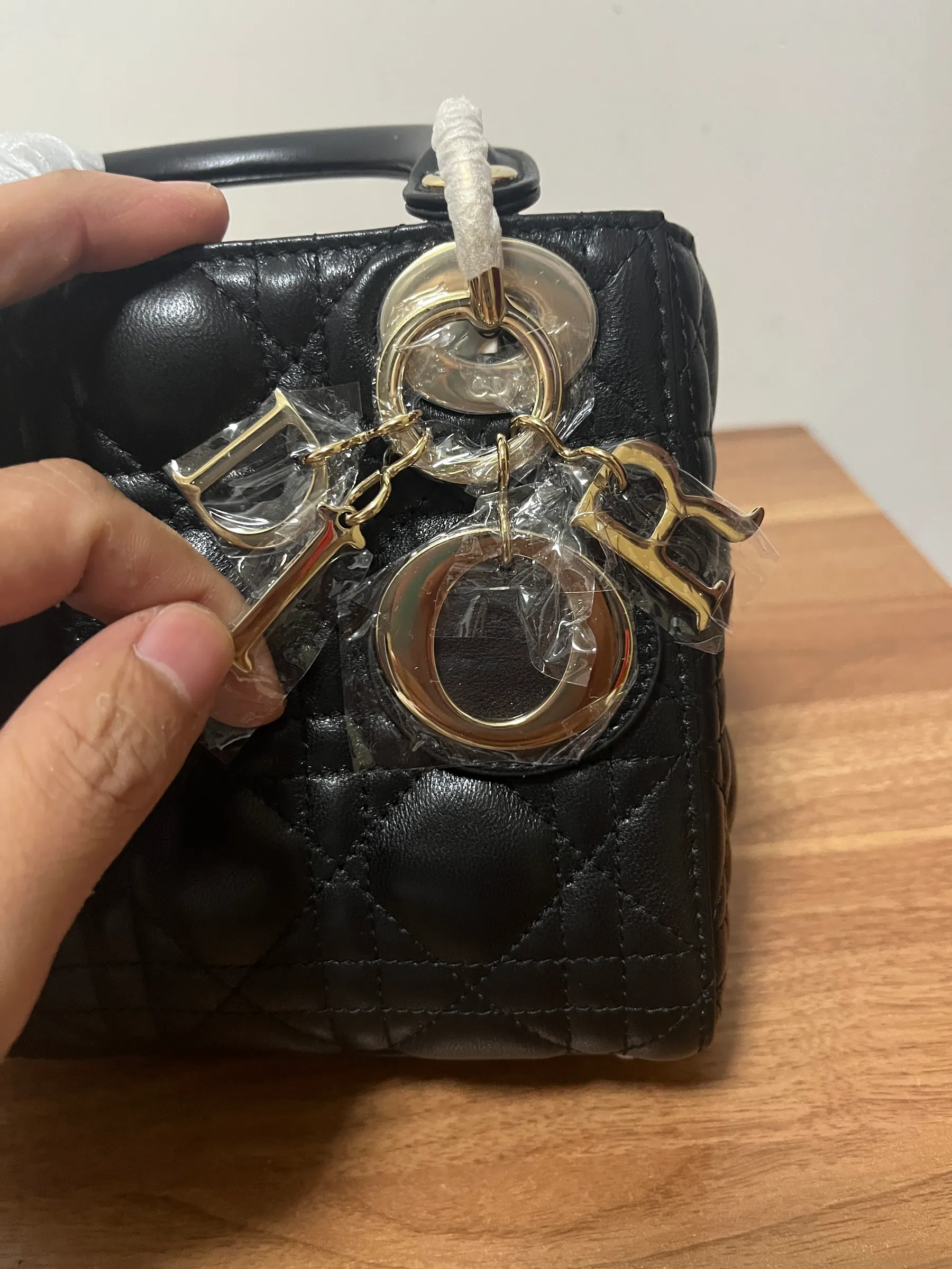 M9 Dior Lady 迷你羊皮 M0505ONGE 17 x 15 x 7 cm