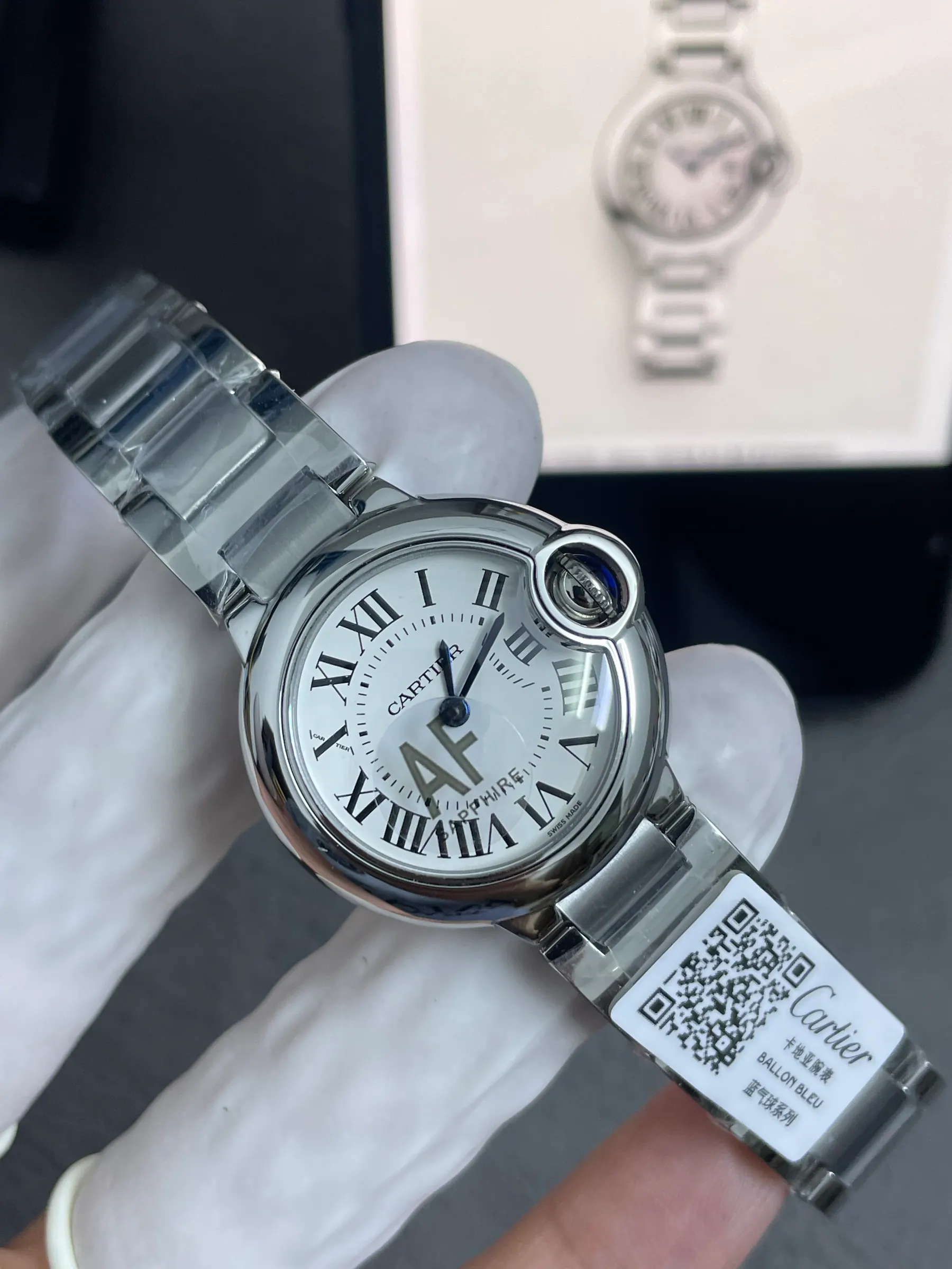 AF | 石英机芯 l 28mm l 卡地亚 Ballon Bleu 手表 WSBB0073