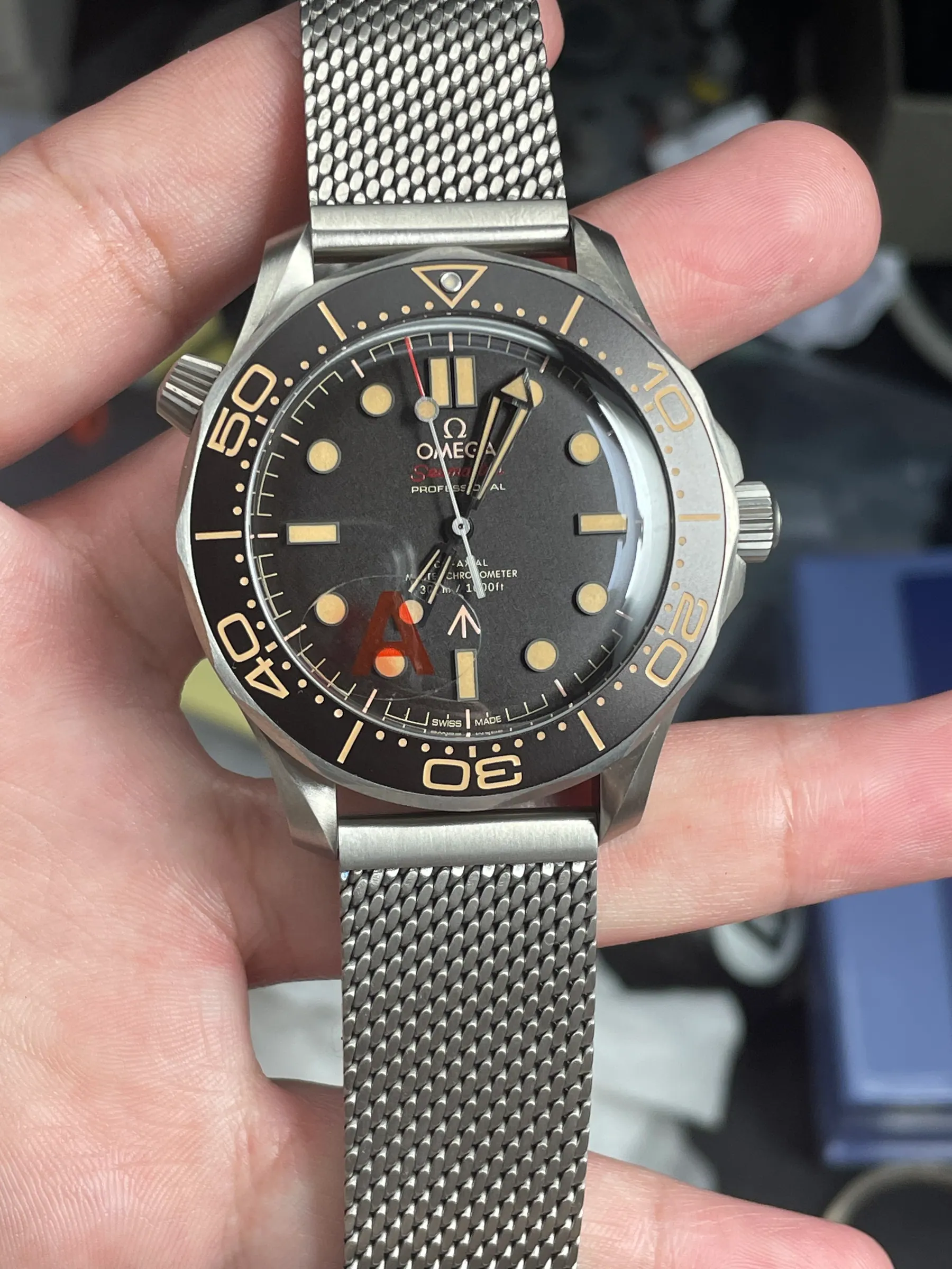 VS | 8806机芯｜42mm l 欧米茄海马潜水300M 210.30.42.20.06.002 钛金属表链