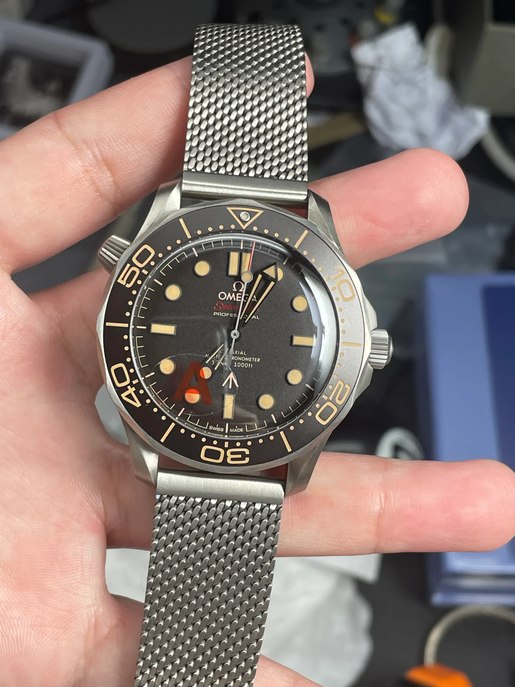 VS | 8806机芯｜42mm l 欧米茄海马潜水300M 210.30.42.20.06.002 钛金属表链