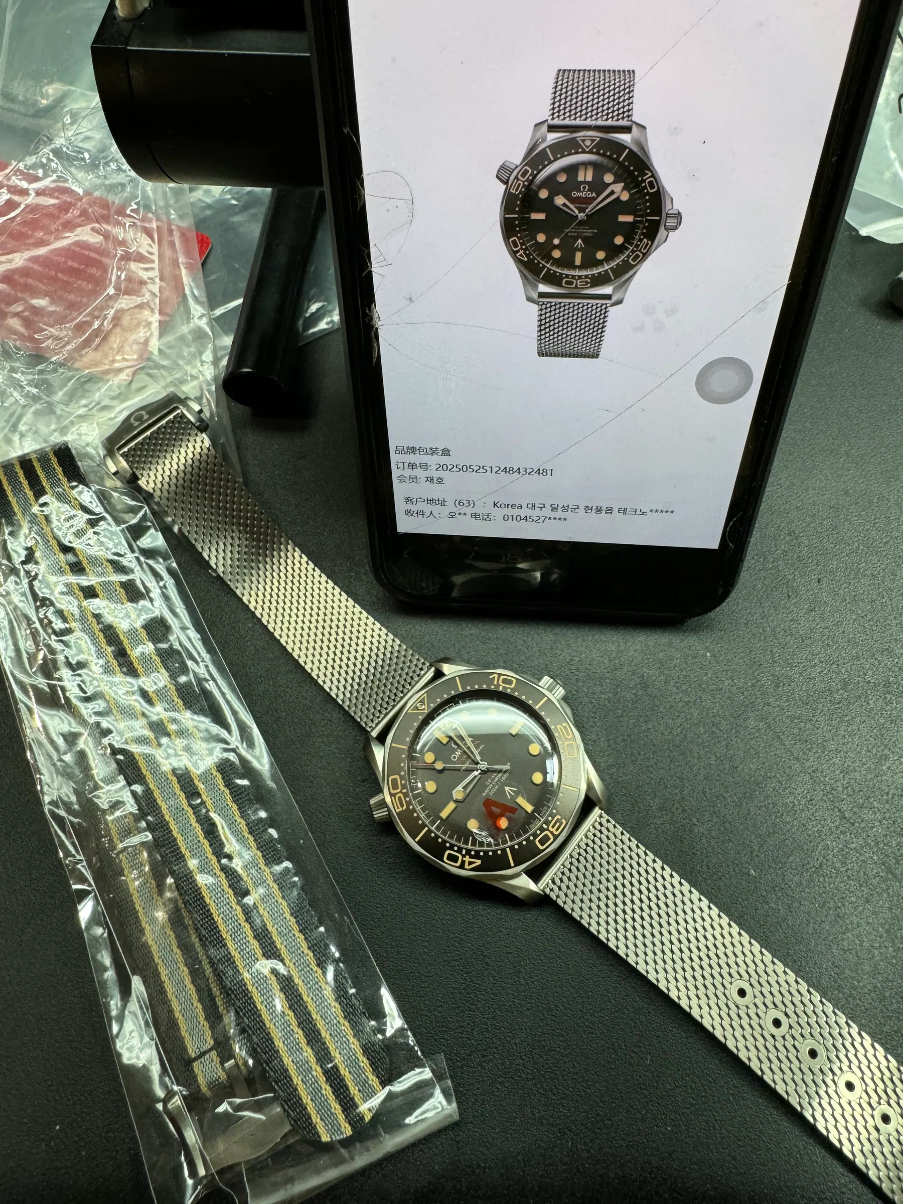 VS | 8806机芯｜42mm l 欧米茄海马潜水300M 210.30.42.20.06.002 钛金属表链
