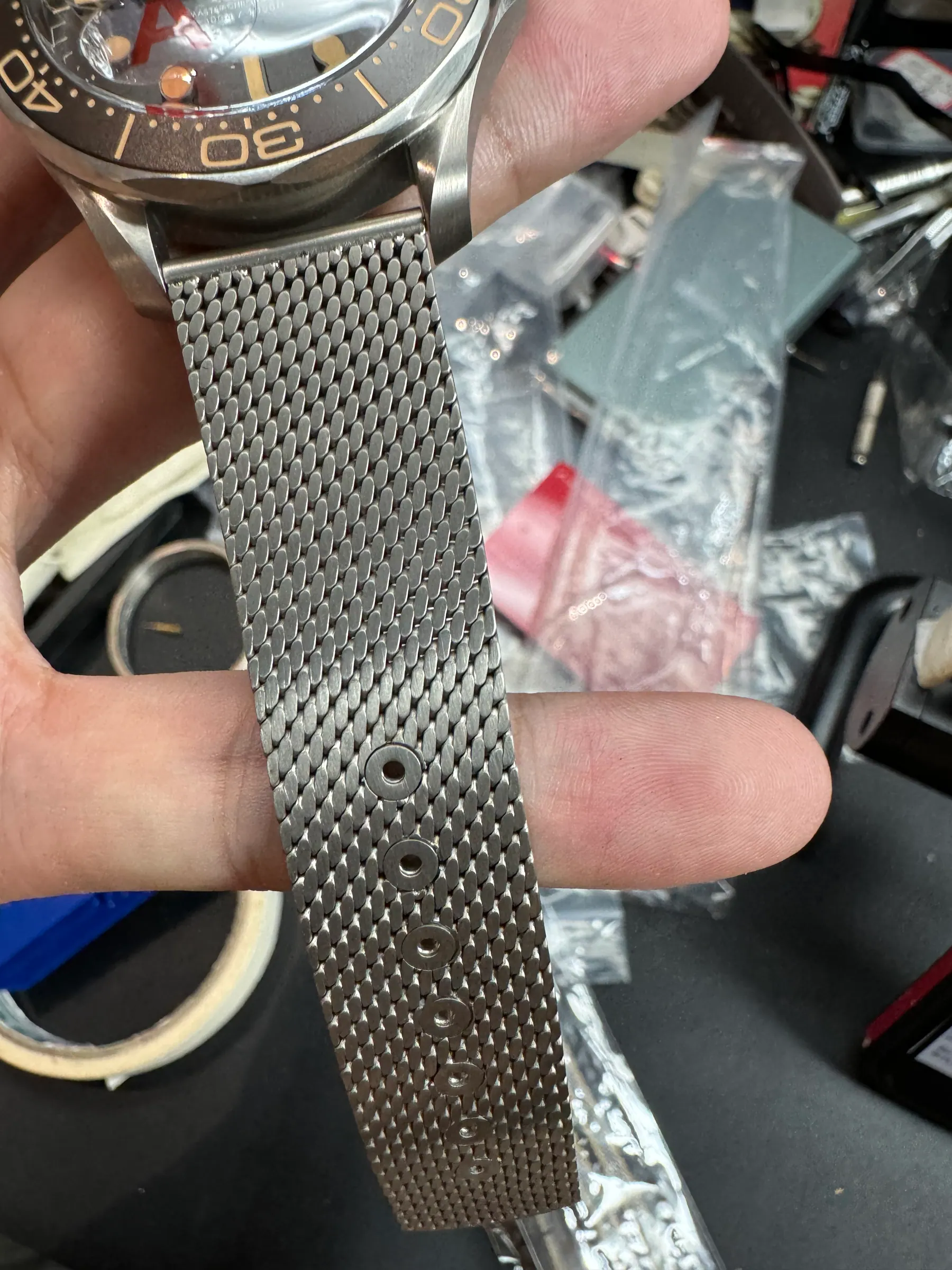 VS | 8806机芯｜42mm l 欧米茄海马潜水300M 210.30.42.20.06.002 钛金属表链