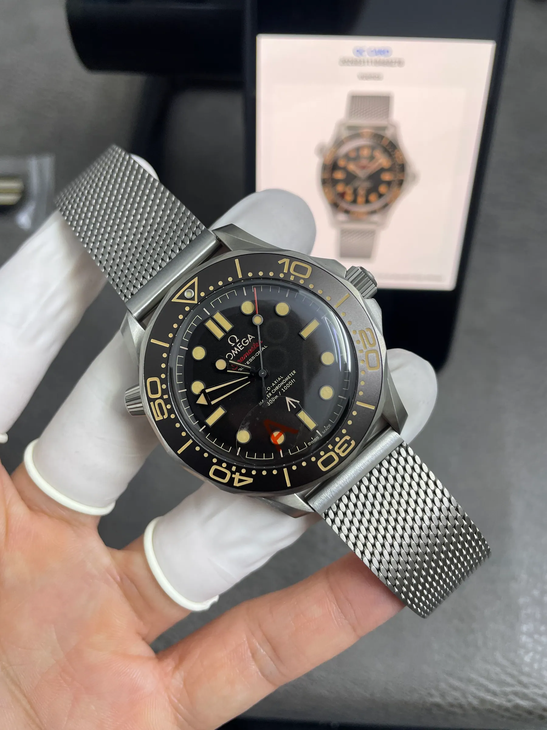 VS | 8806机芯｜42mm l 欧米茄海马潜水300M 210.30.42.20.06.002 钛金属表链