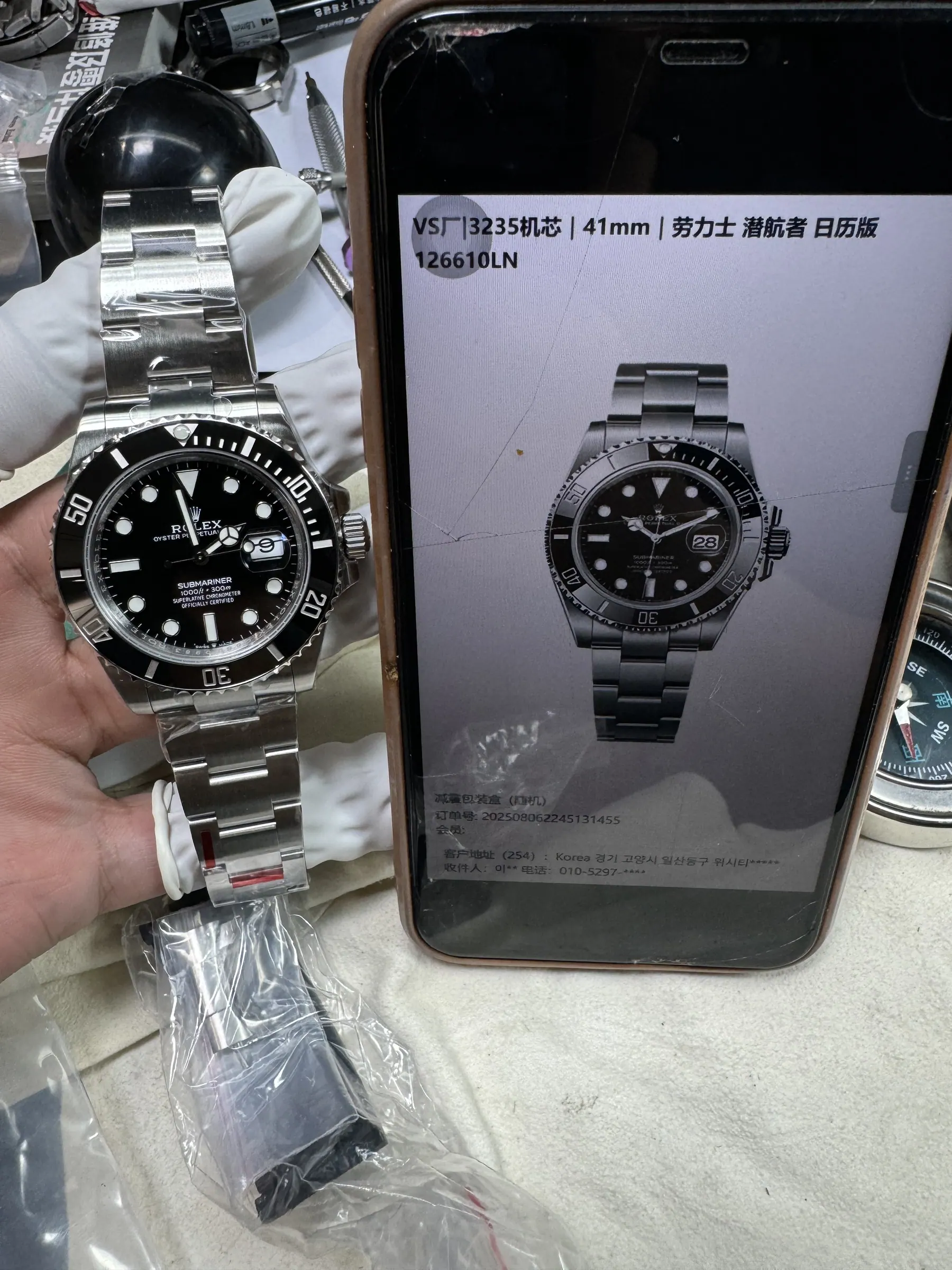 VS | 3235机芯｜41mm l 劳力士潜航者型 126610LN